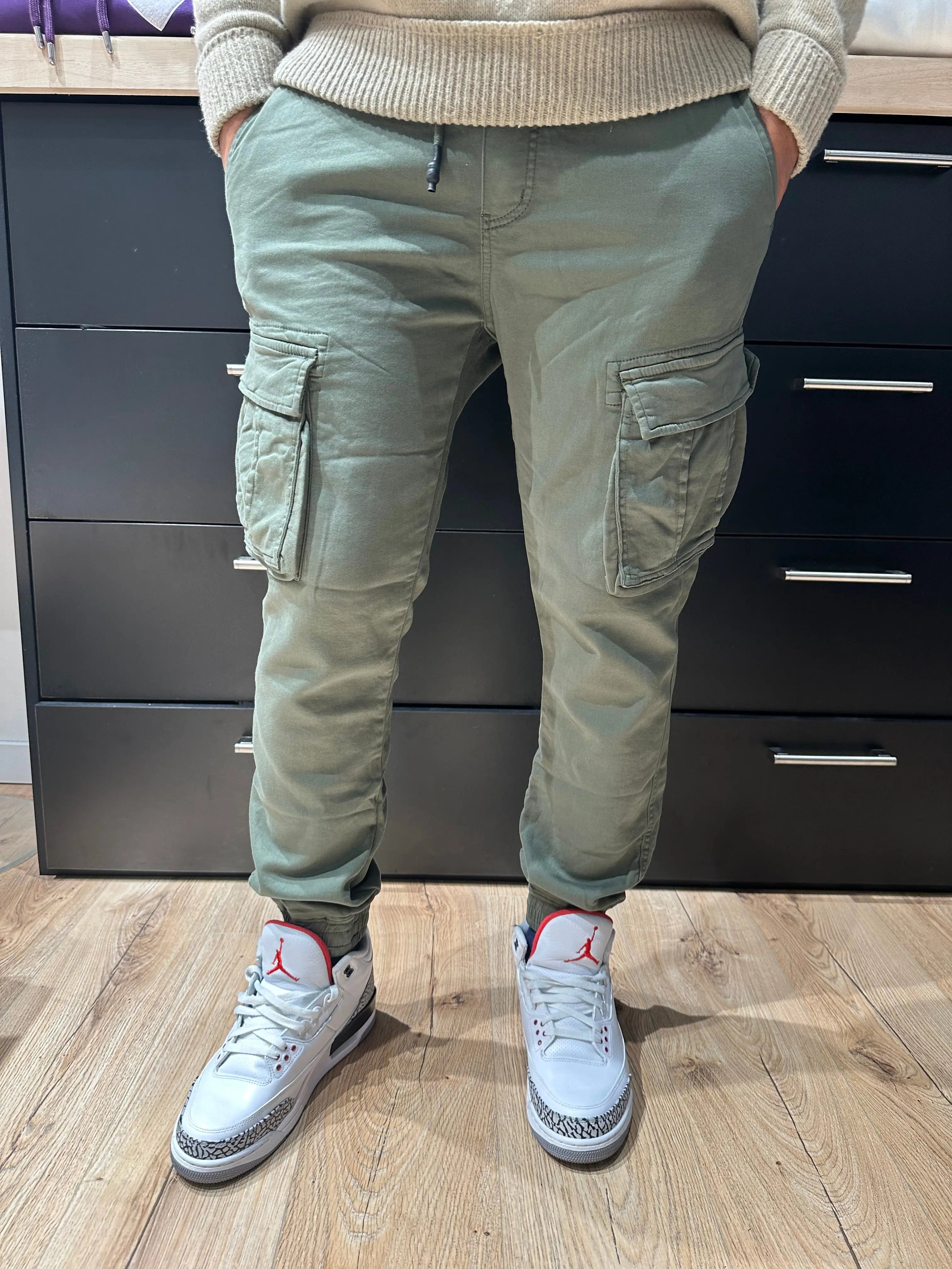 Pantalon Cargo Jogger Kaki bonhomme