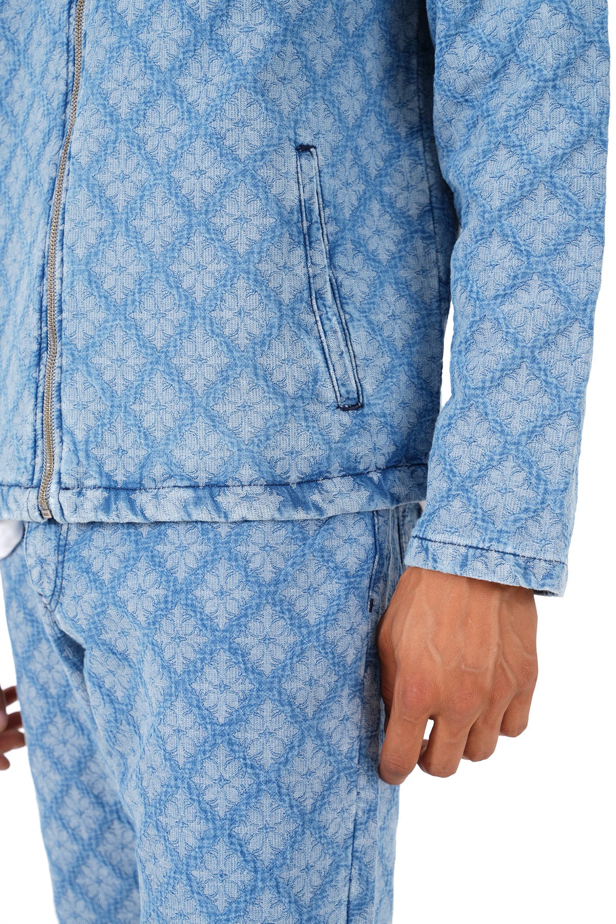 Veste en Jeans Fleur de lys