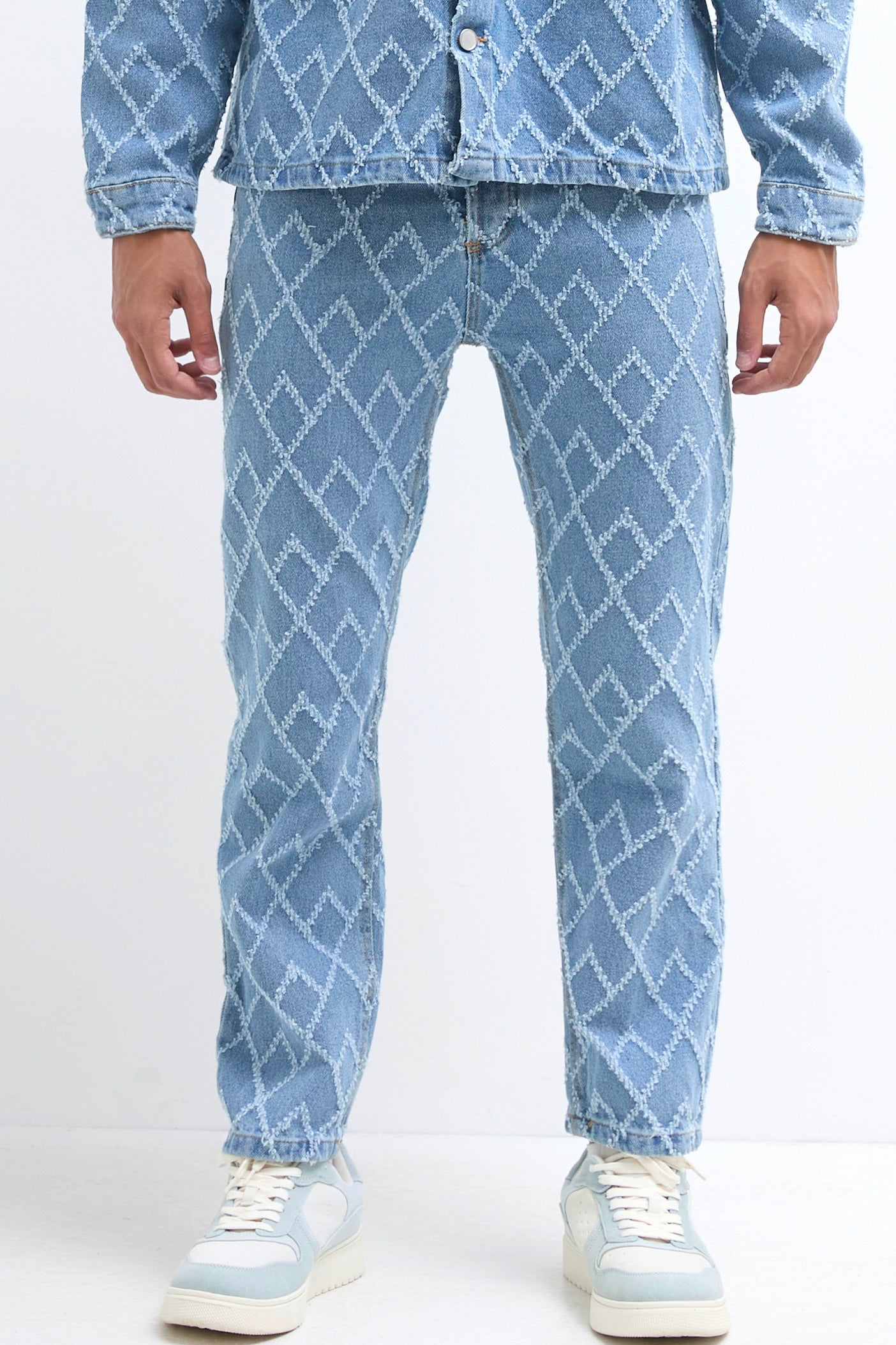 Jeans homme logo losange