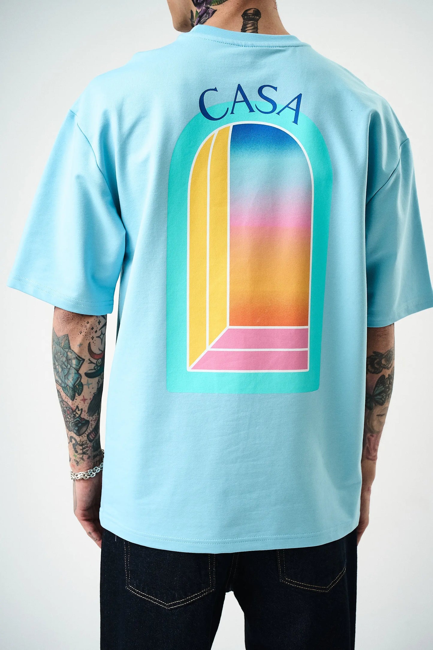 Tee Shirt Casa Window Ciel - bonhomme