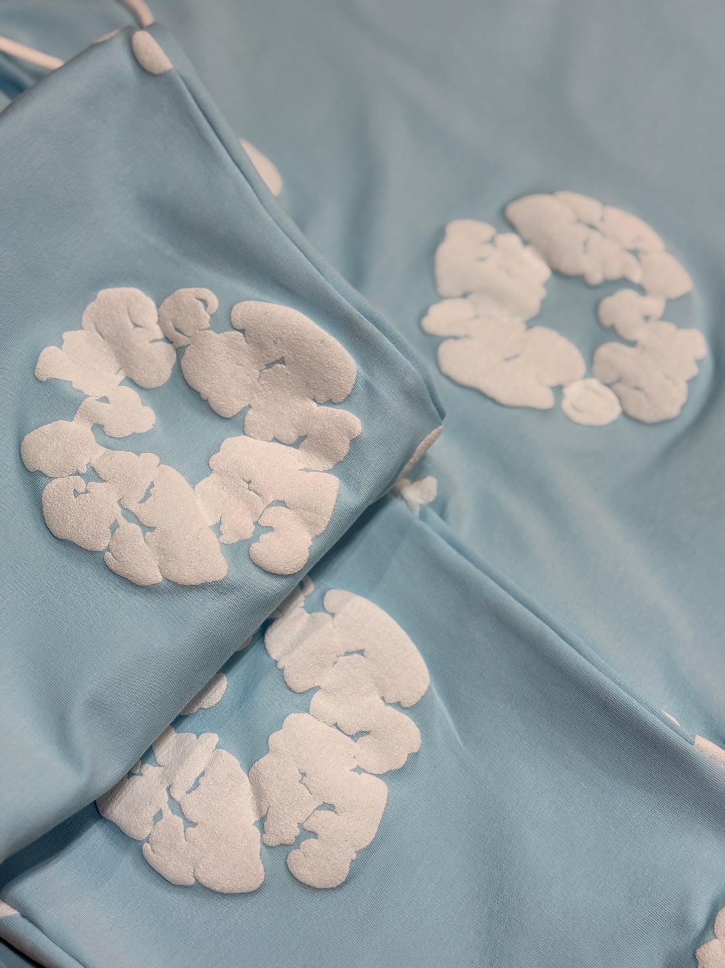 Ensemble Tee-Shirt et Pantalon jogging Fleur Ciel