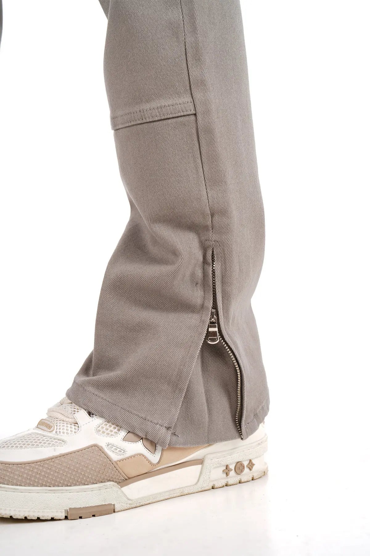 Jeans Carpenteur Gris Homme Coupe Flare bonhomme