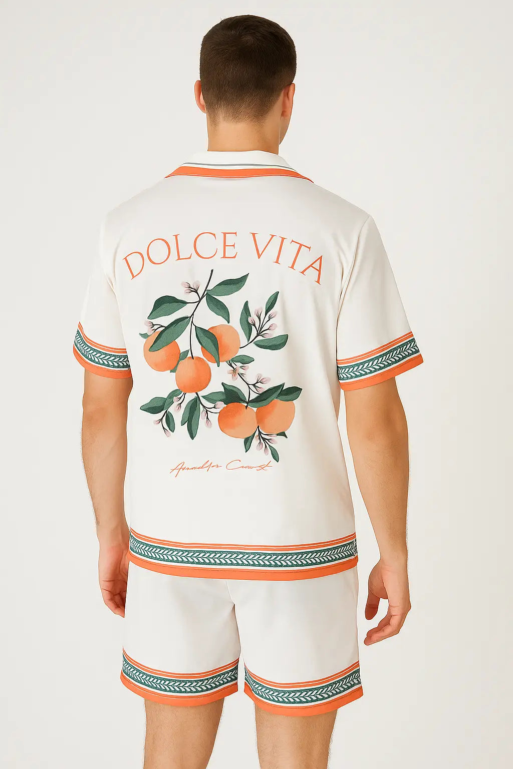 Ensemble Chemise et Short Dolce Vita Blanc bonhomme