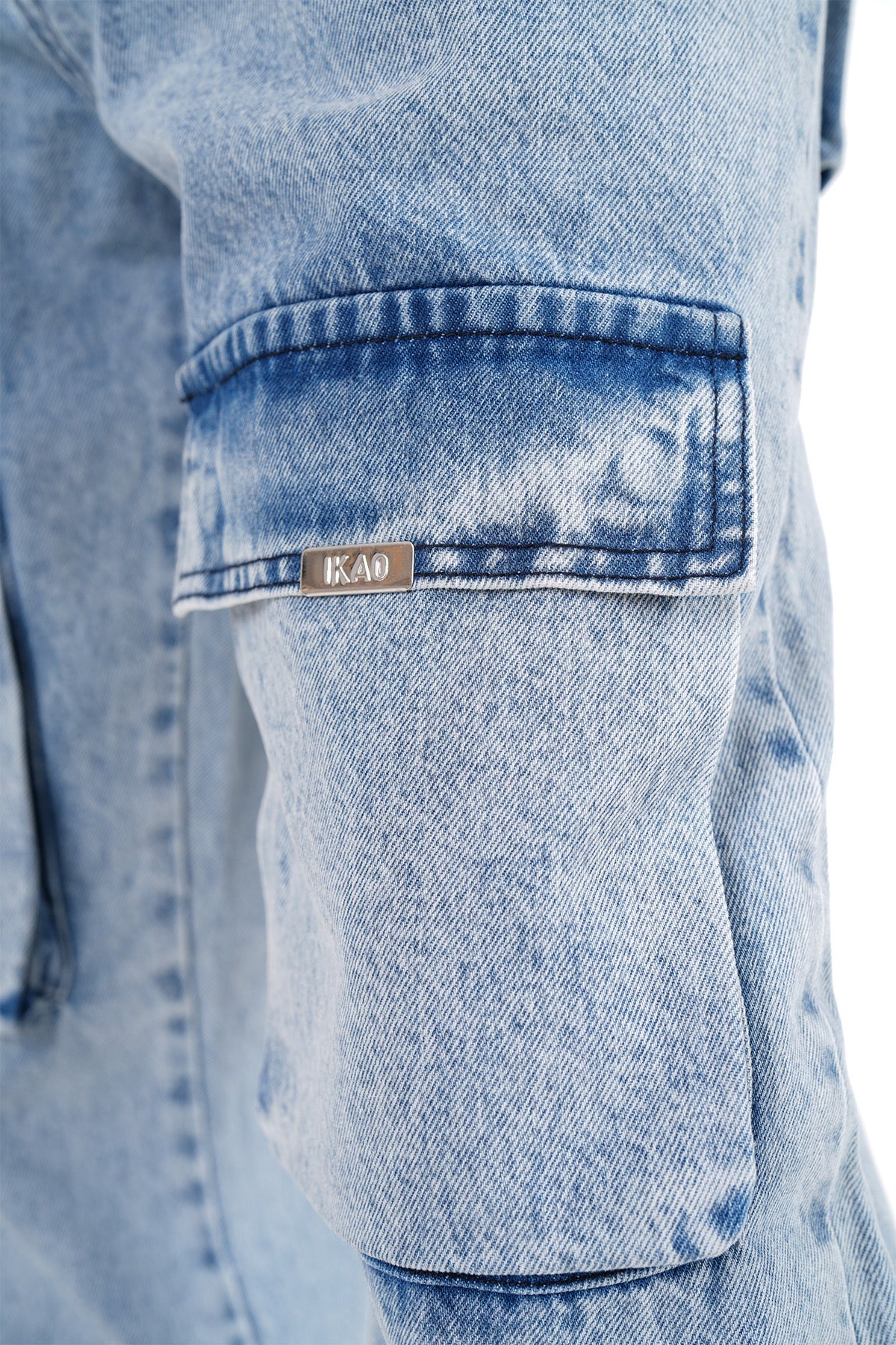 Jeans Bleu homme Coupe Large Multipoches