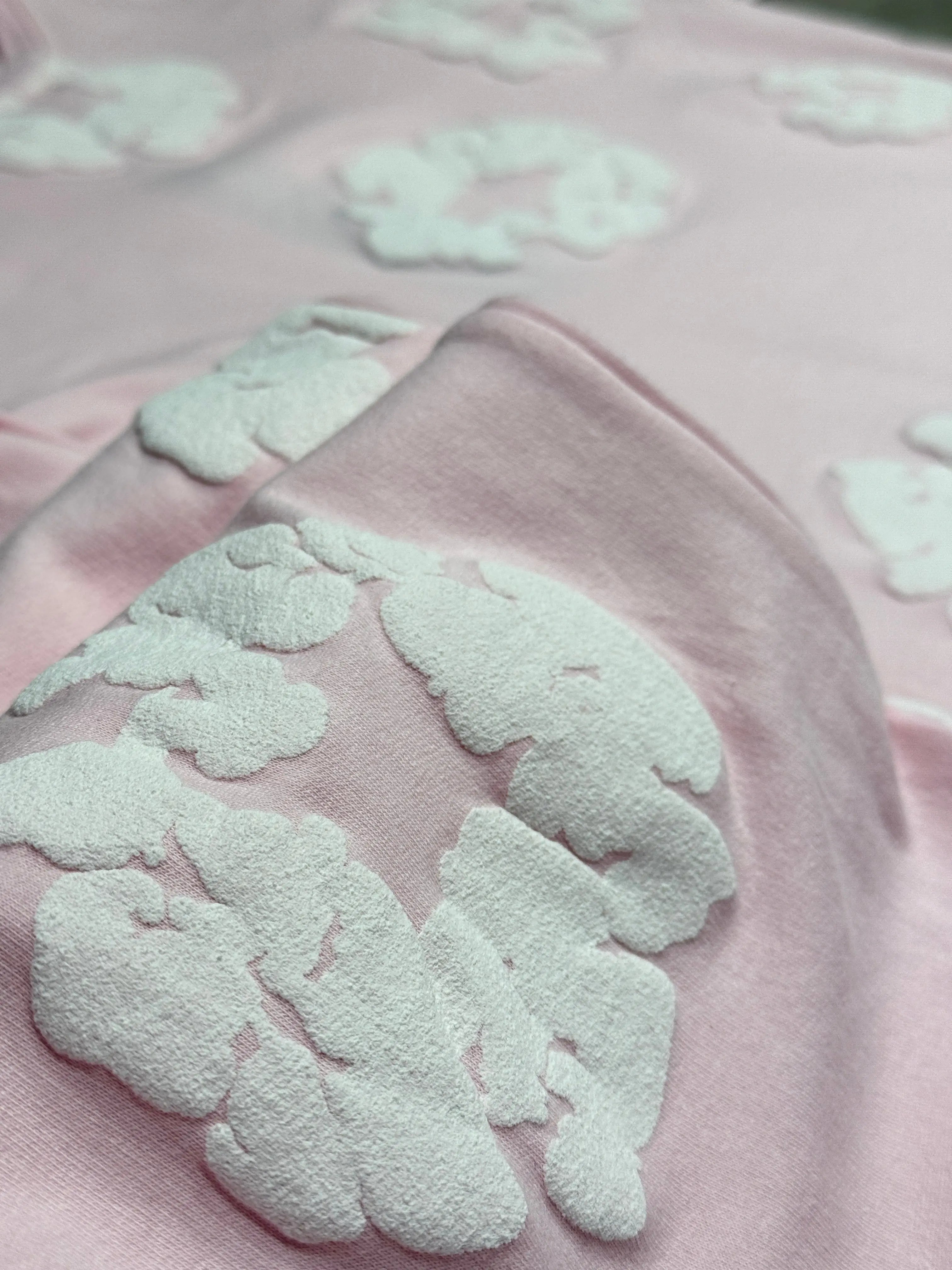 Ensemble Tee-Shirt et Pantalon jogging Fleur Rose bonhomme