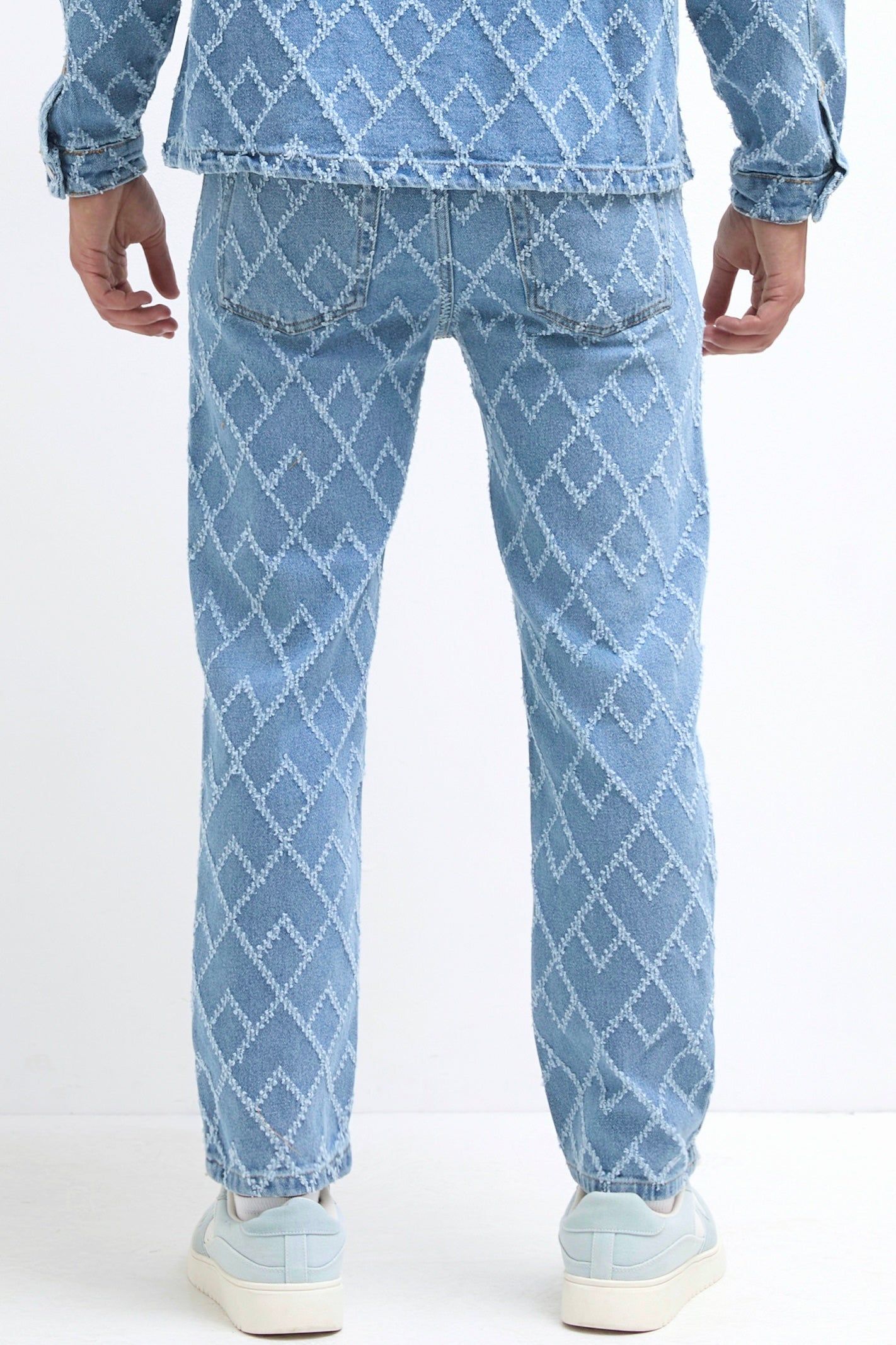 Jeans homme logo losange