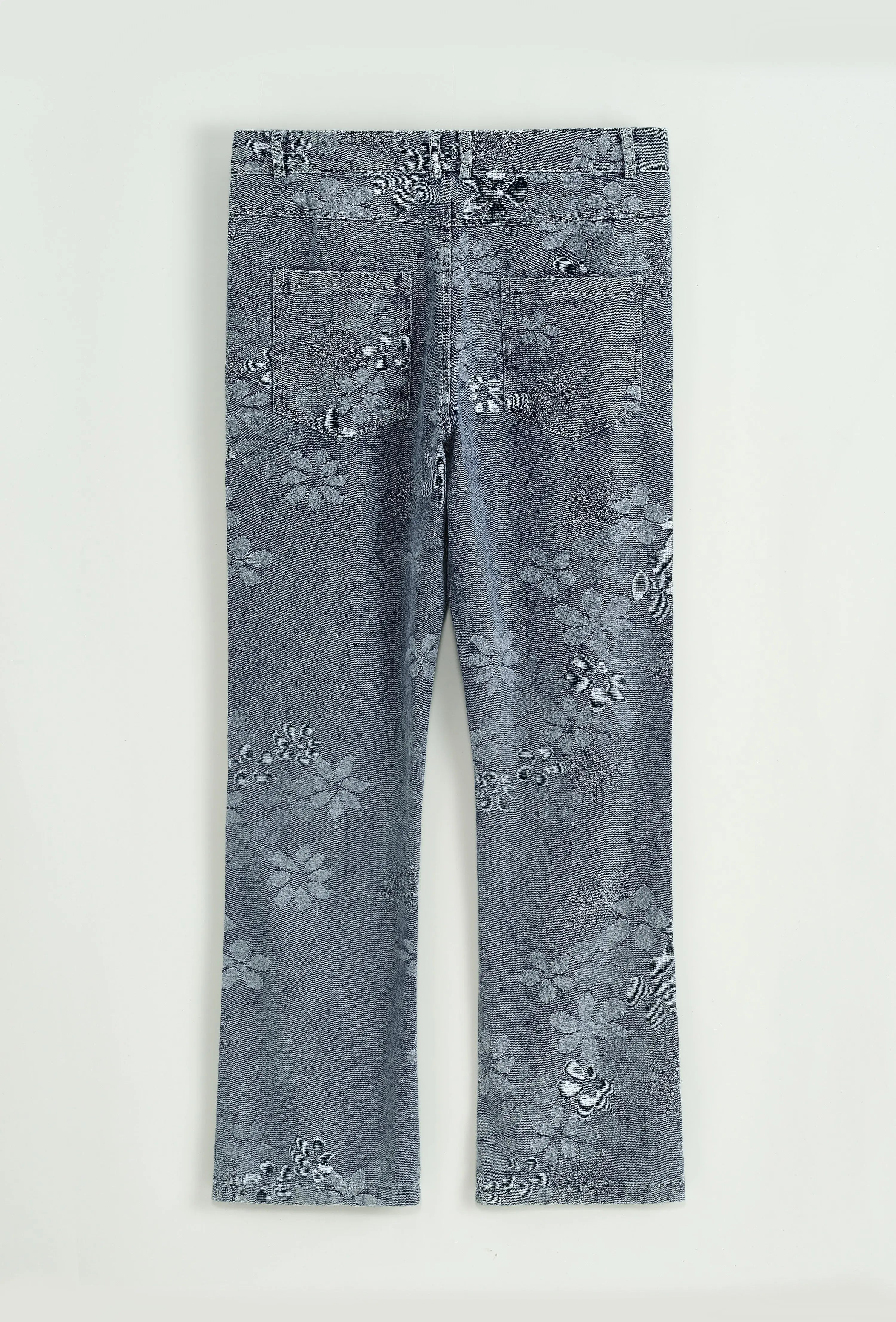 Ensemble En Jeans Denim Bleu Floral bonhomme