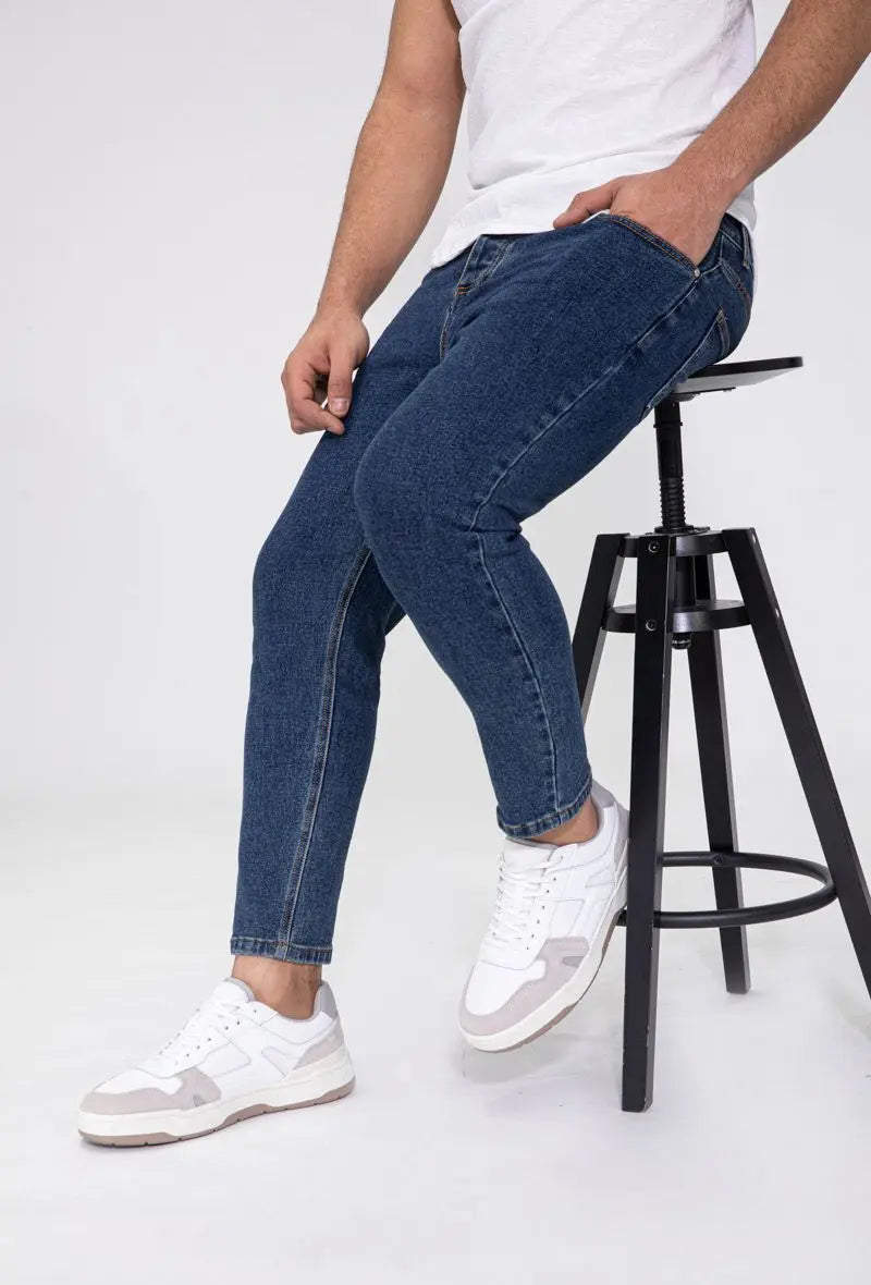 Jeans bleu regular bonhomme
