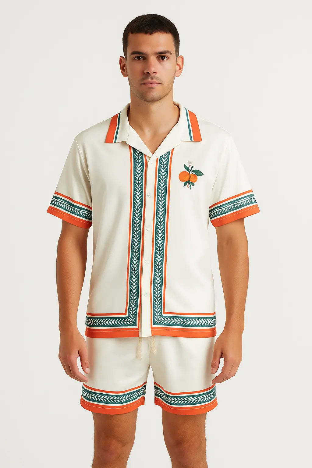 Ensemble Chemise et Short Dolce Vita Blanc bonhomme