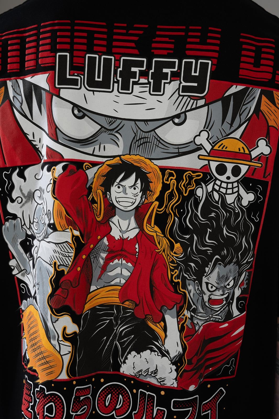 Tee Shirt Luffy Noir