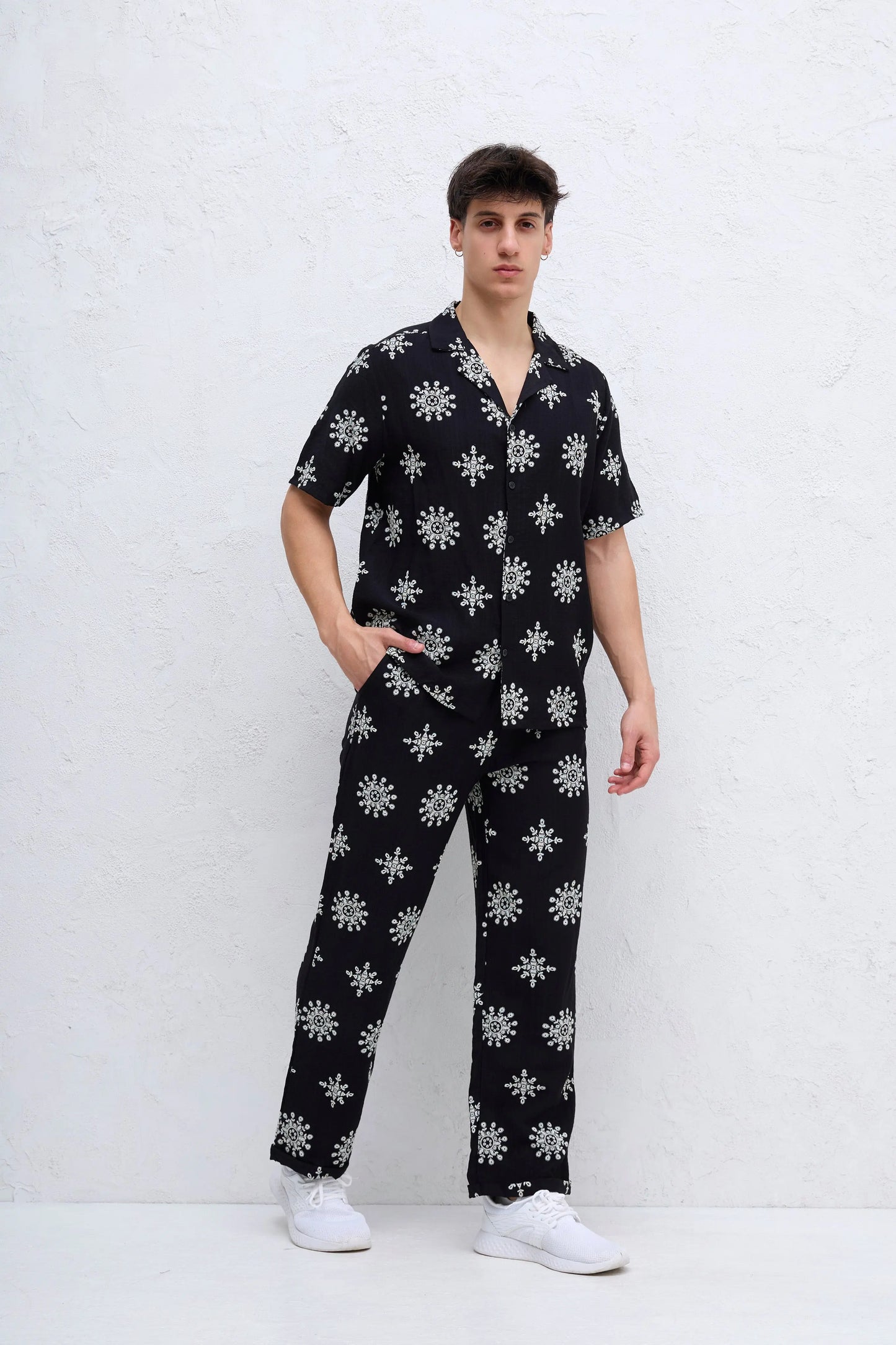 Ensemble Chemise et Pantalon Noir bonhomme