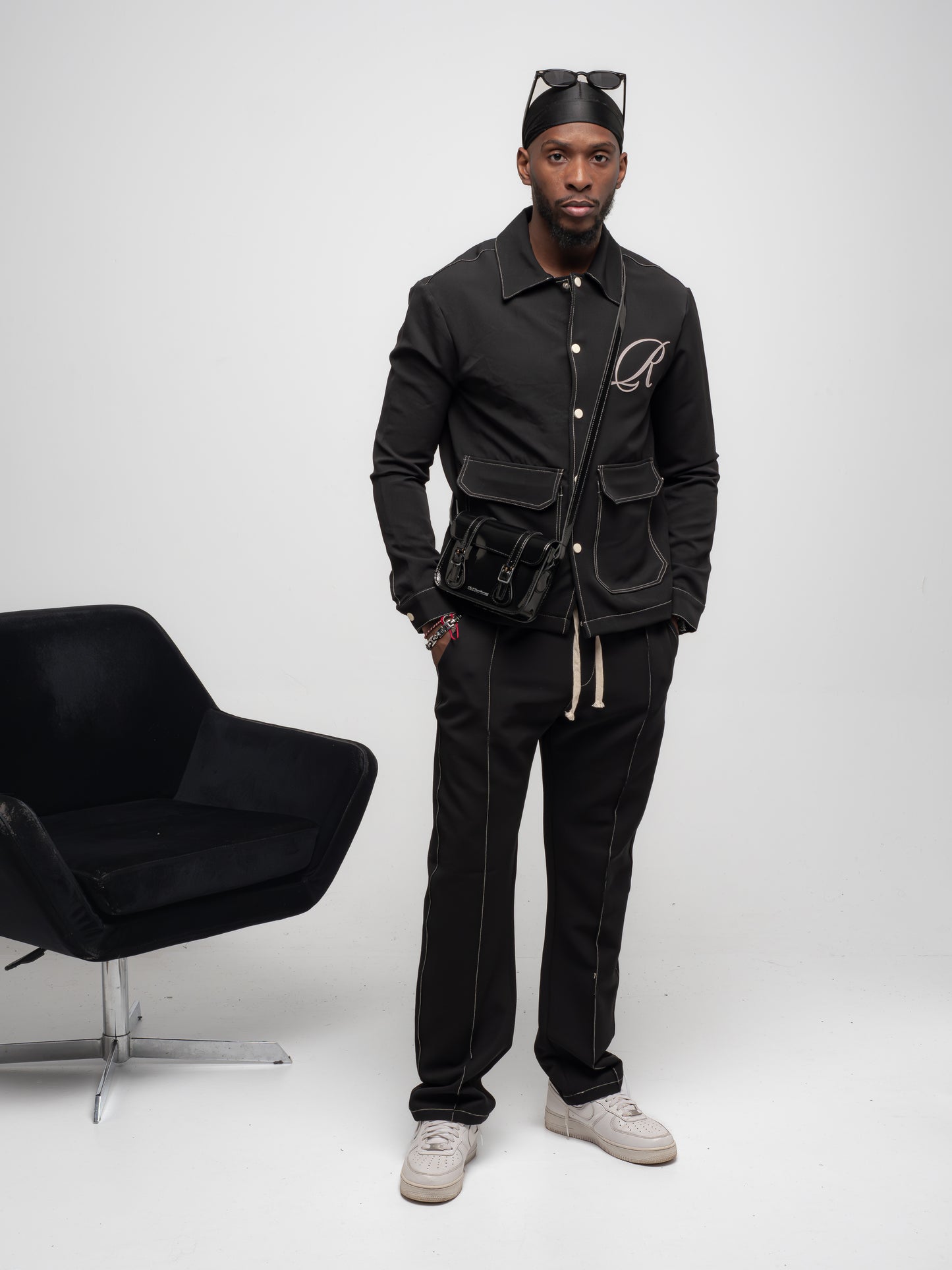 Ensemble Veste et Pantalon R Noir