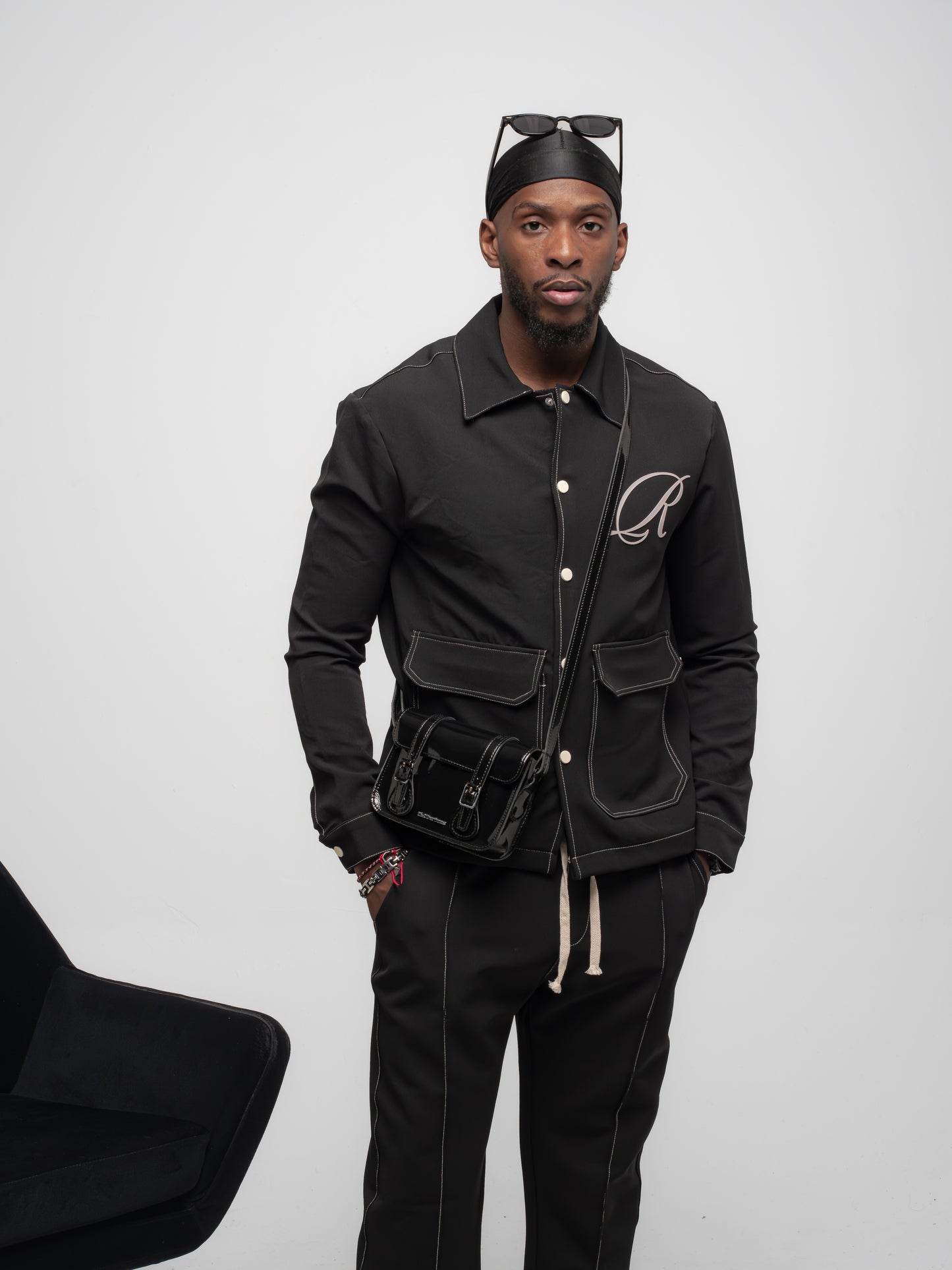 Ensemble Veste et Pantalon R Noir