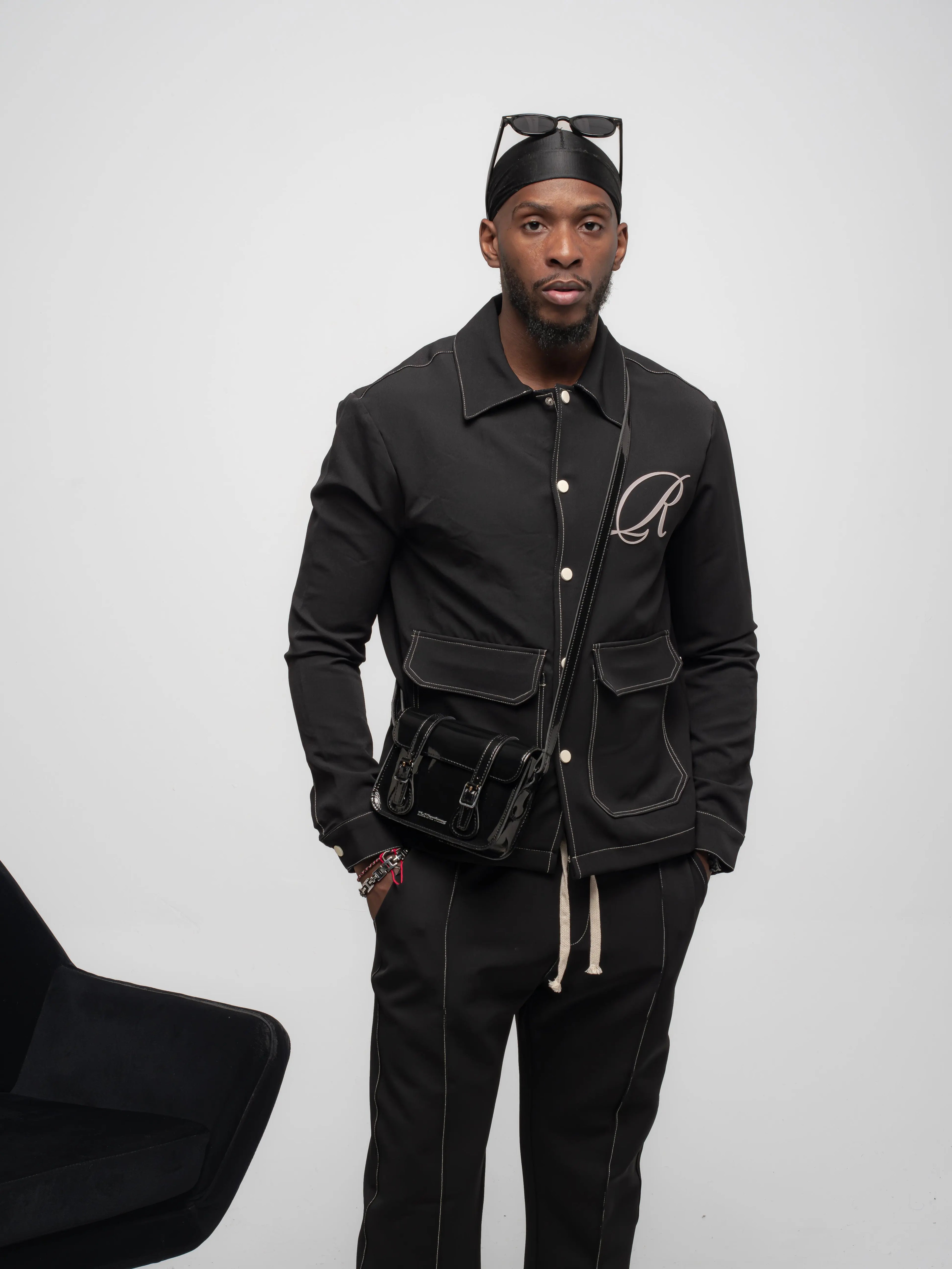 Ensemble Veste et Pantalon R Noir bonhomme