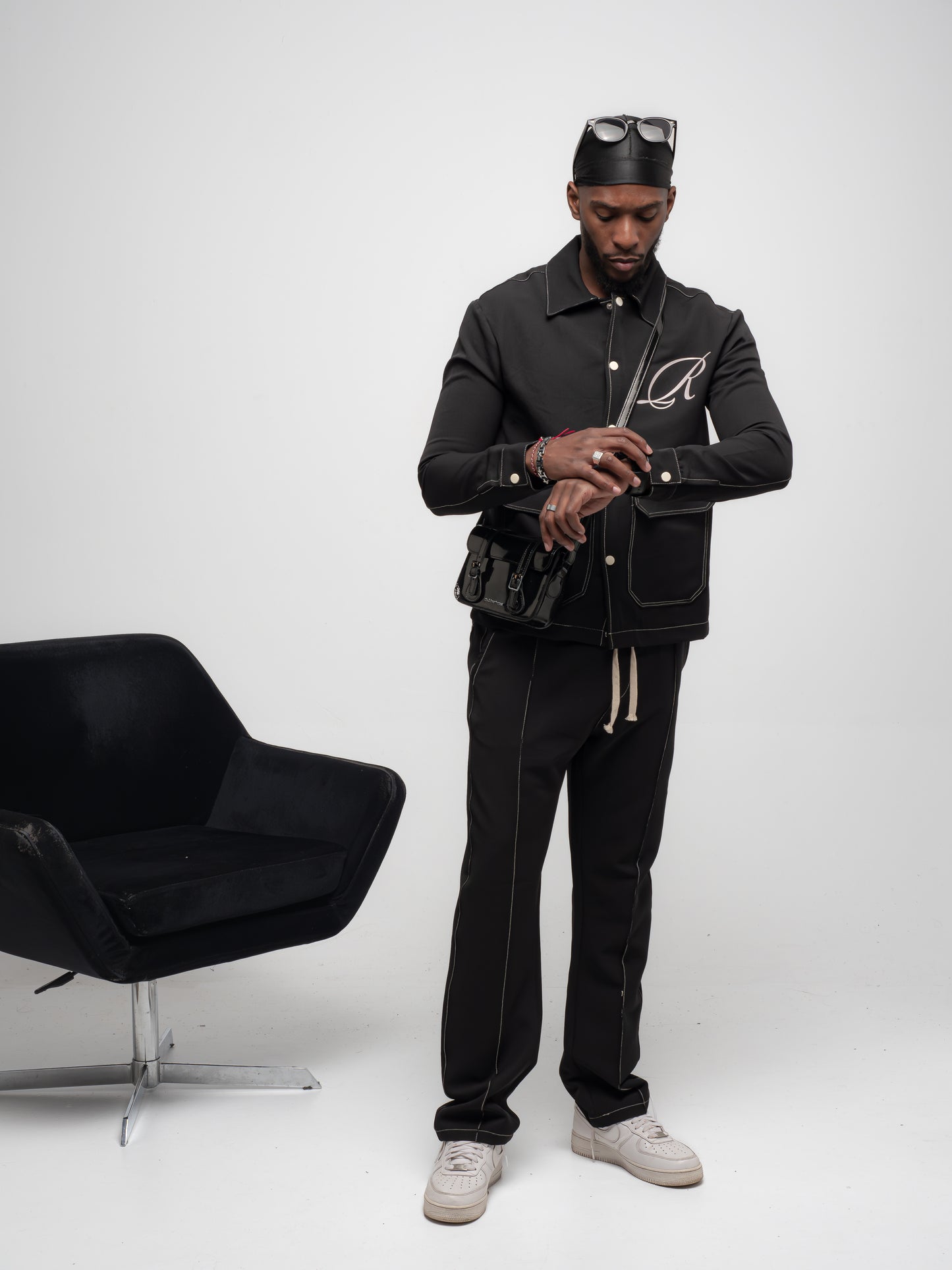 Ensemble Veste et Pantalon R Noir