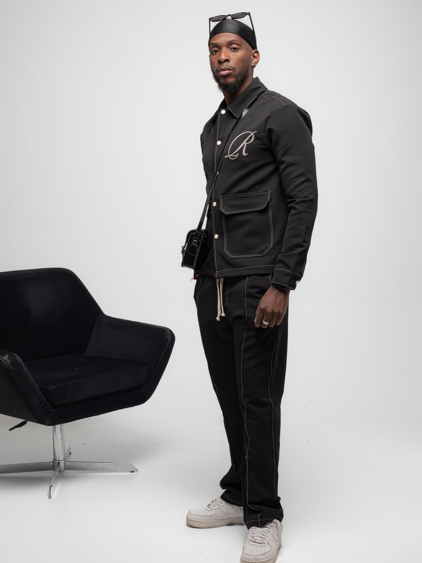 Ensemble Veste et Pantalon R Noir
