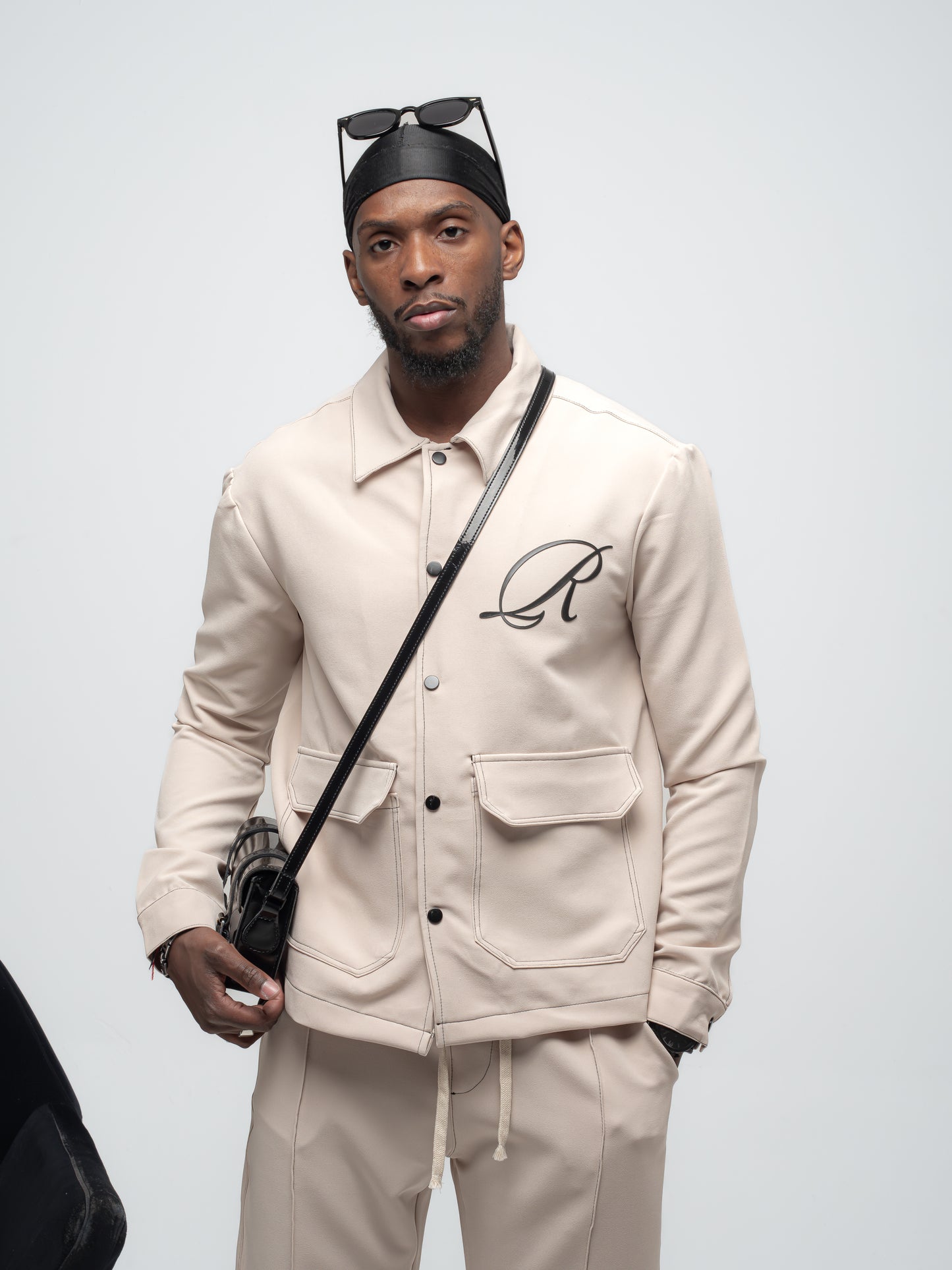 Ensemble Veste et Pantalon R Beige