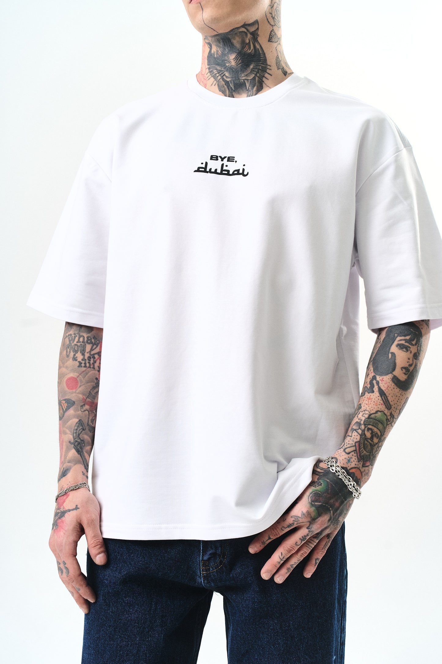 Tee Shirt BYEBYE Blanc
