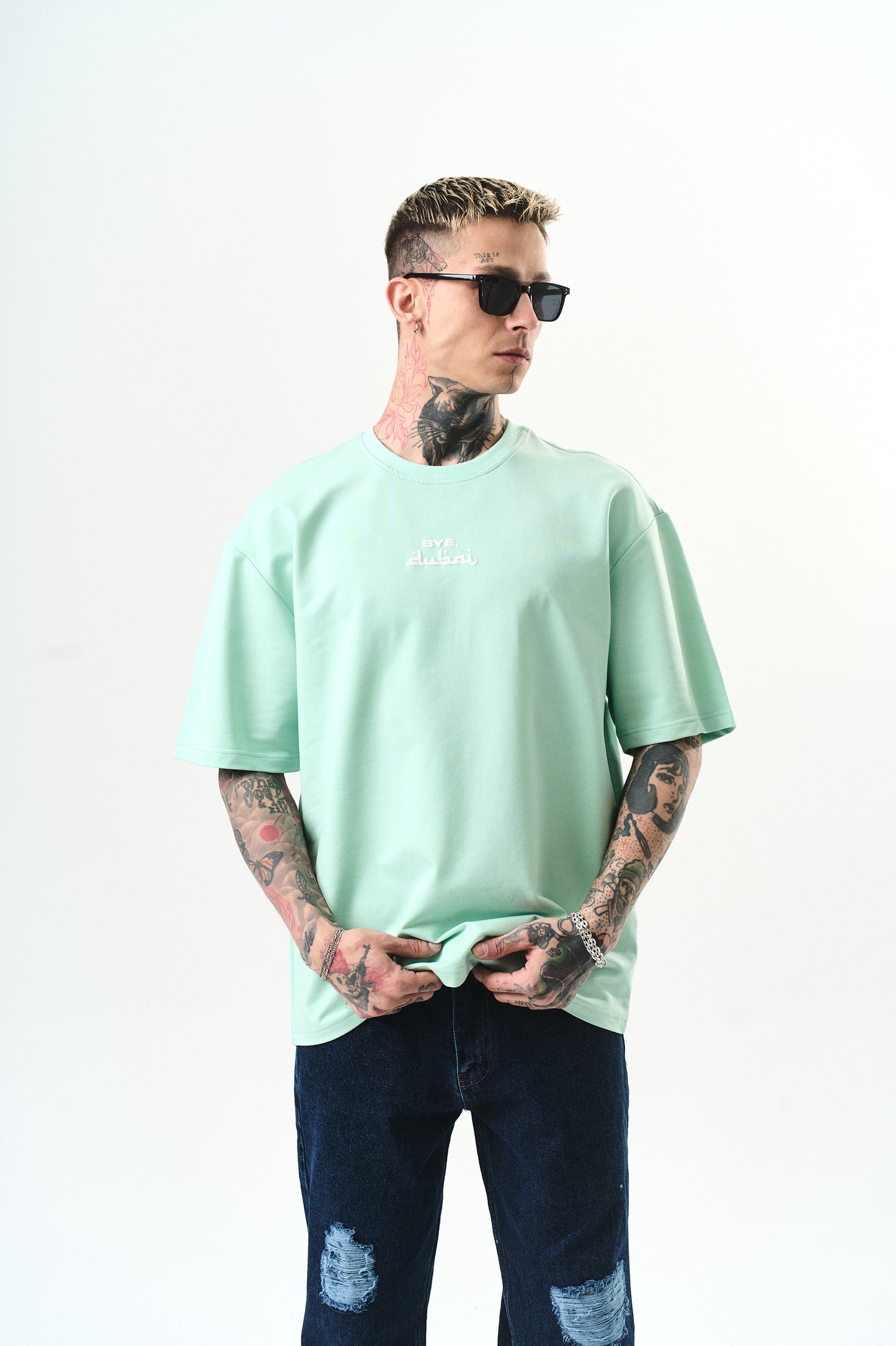 Tee Shirt BYEBYE Aqua