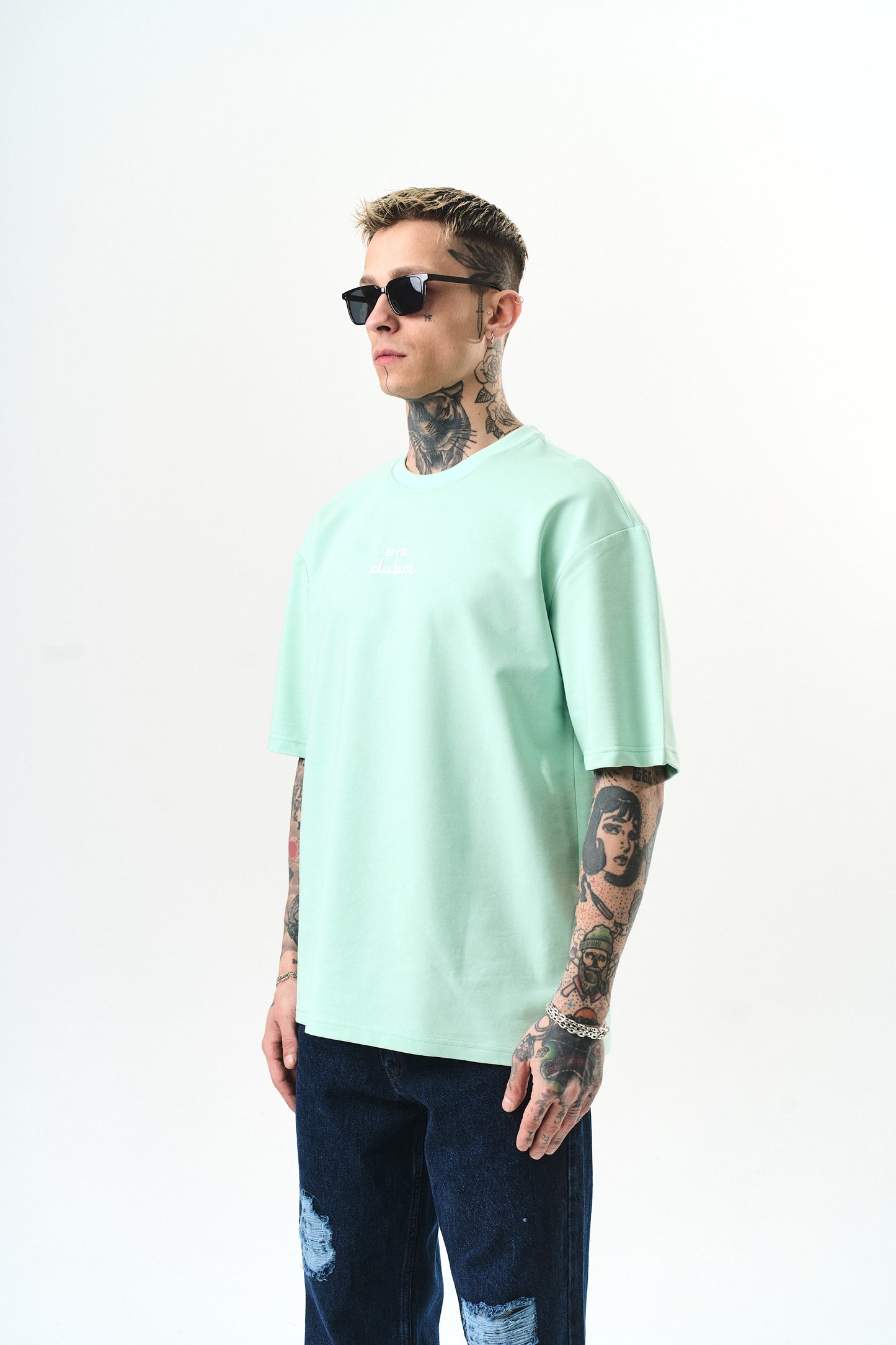 Tee Shirt BYEBYE Aqua