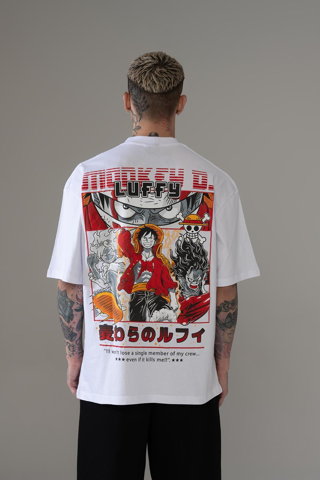 Tee Shirt Luffy Blanc
