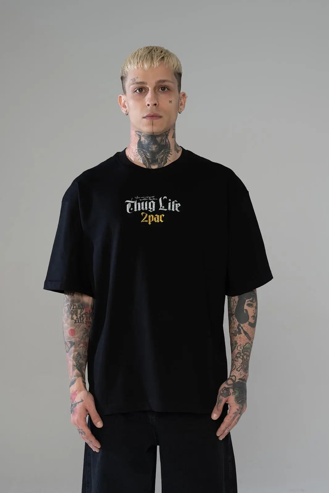 Tee Shirt 2 Pac Noir bonhomme