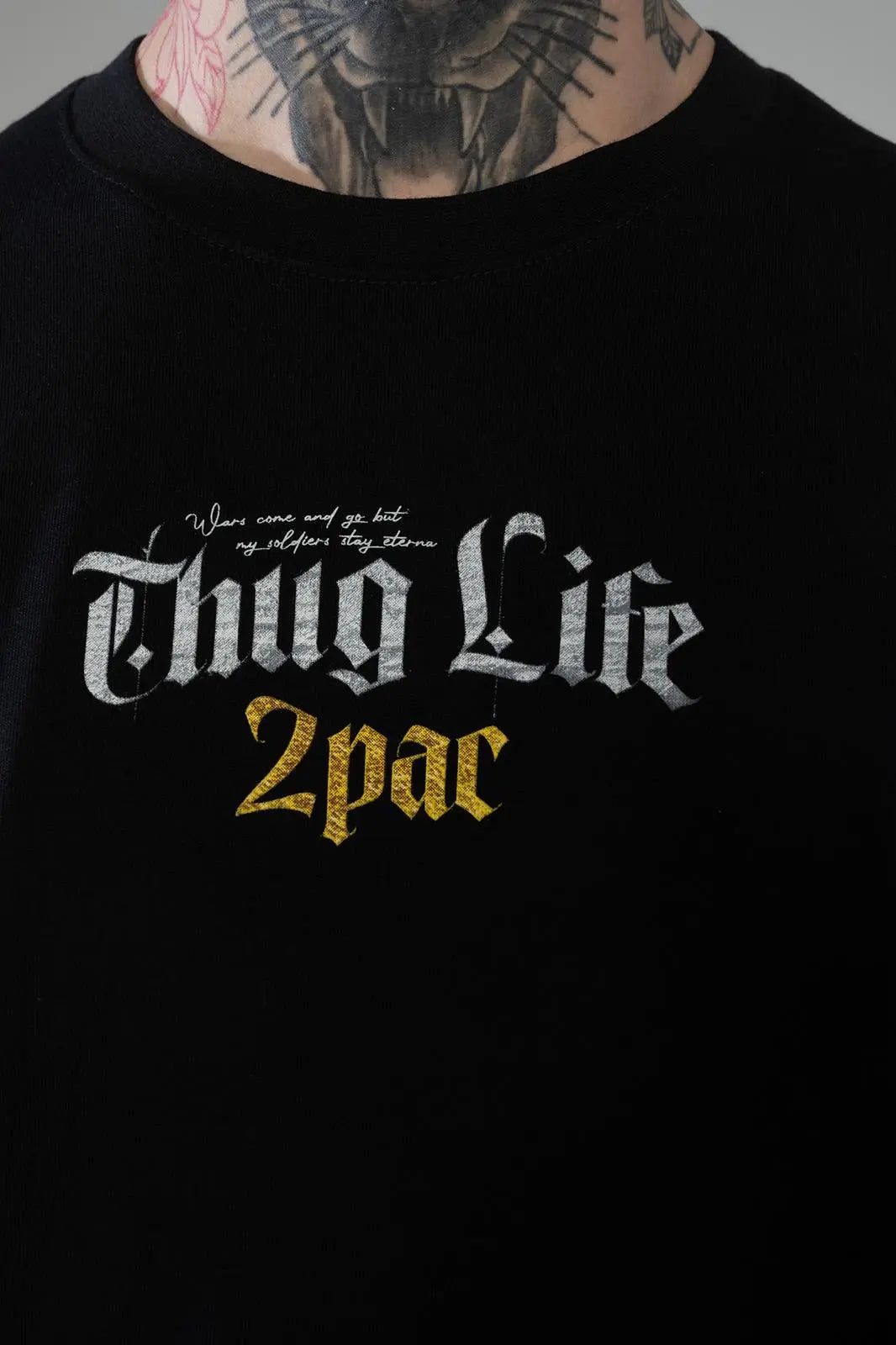 Tee Shirt 2 Pac Noir bonhomme