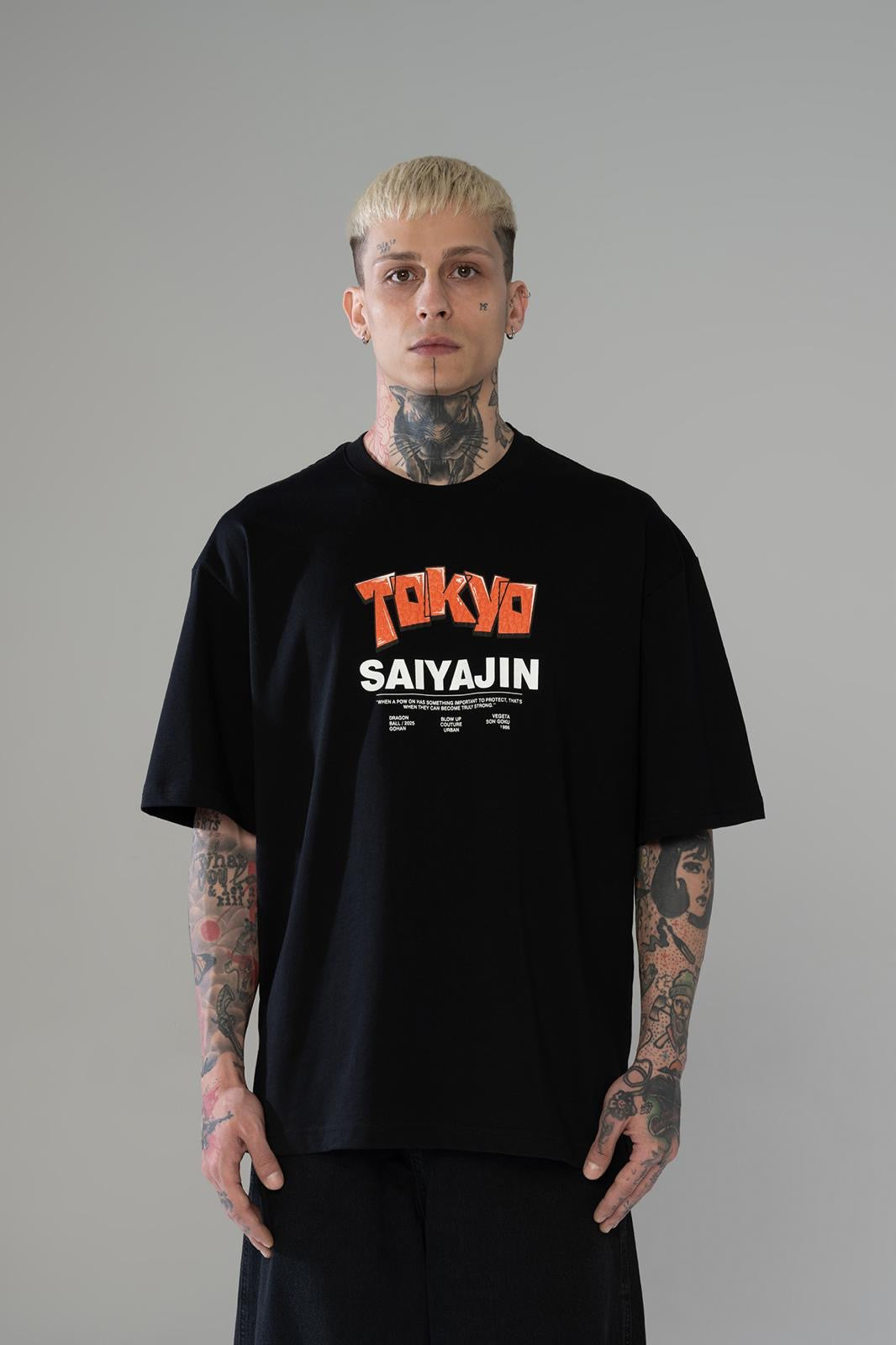 Tee Shirt Tokyo Saiyajin Noir
