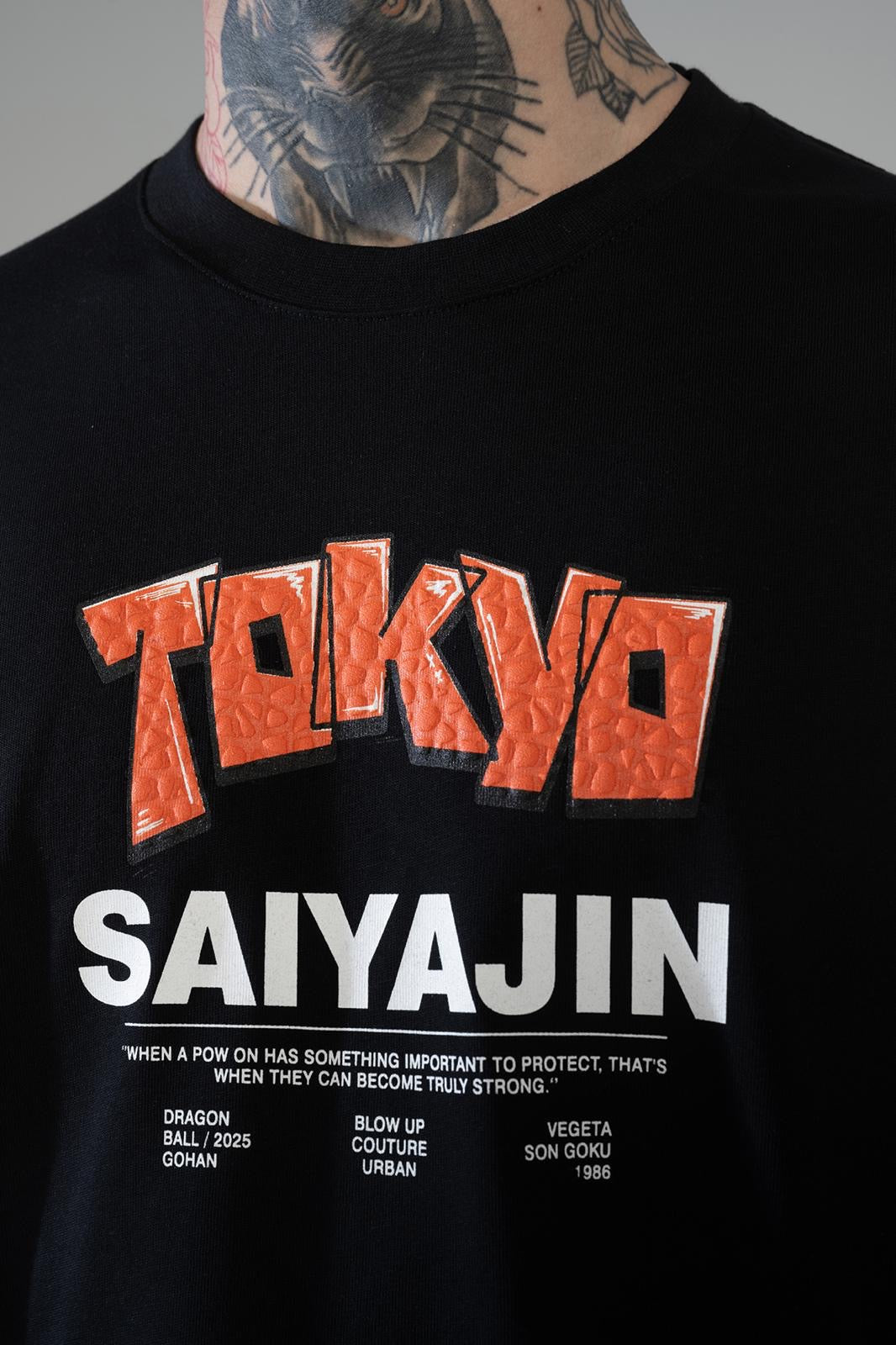 Tee Shirt Tokyo Saiyajin Noir