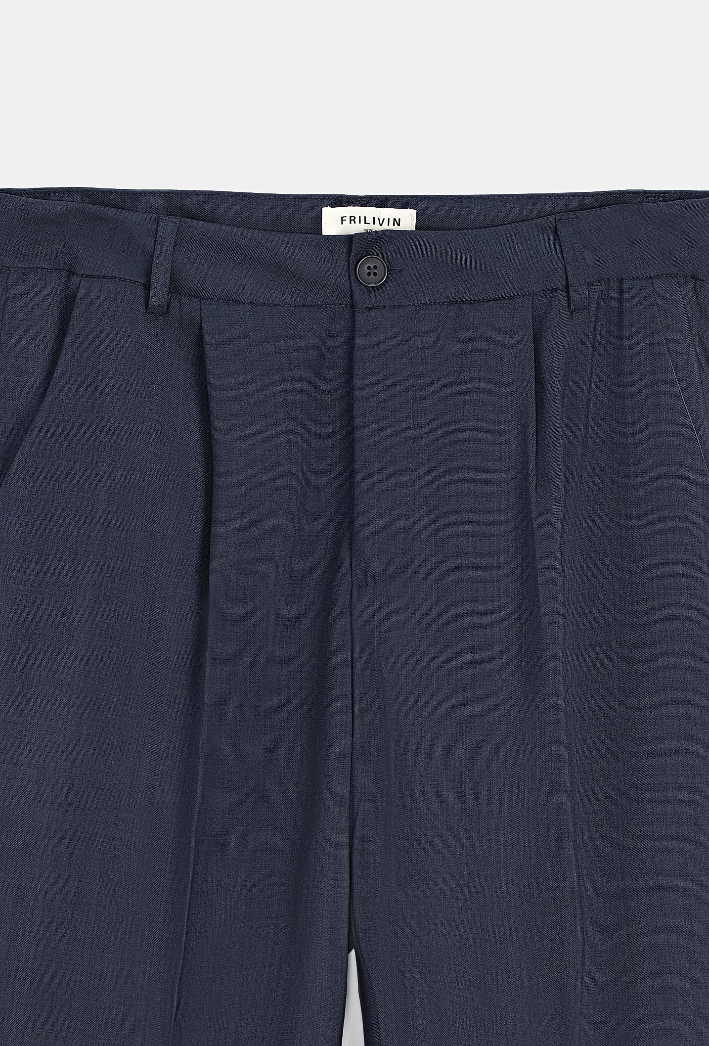 Pantalon à pince Marine Coupe baggy