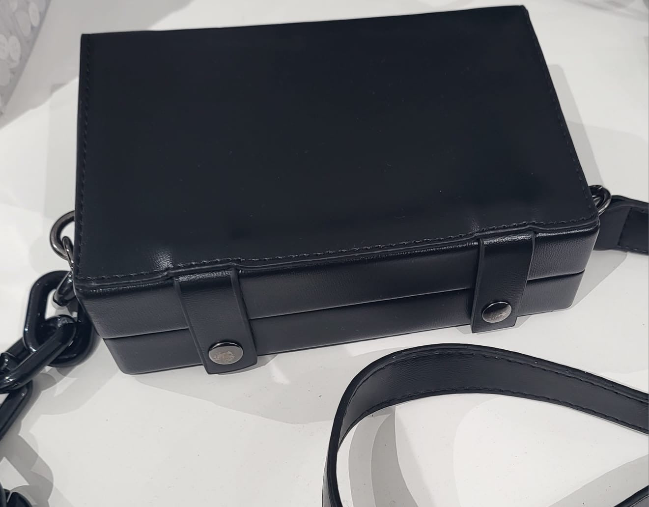 Sacoche Noir Simili Cuir