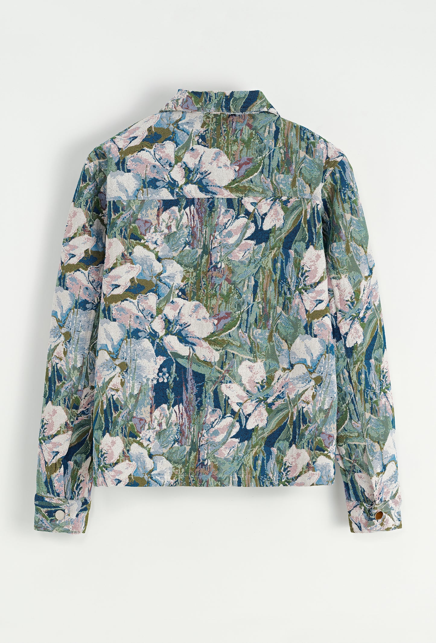 Veste Style Chemise Bleu
