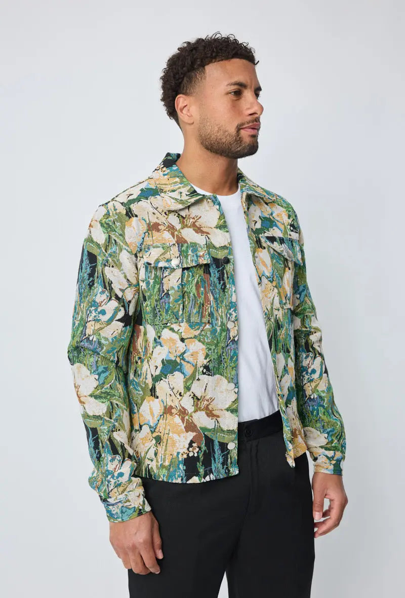 Veste Vert Noir bonhomme