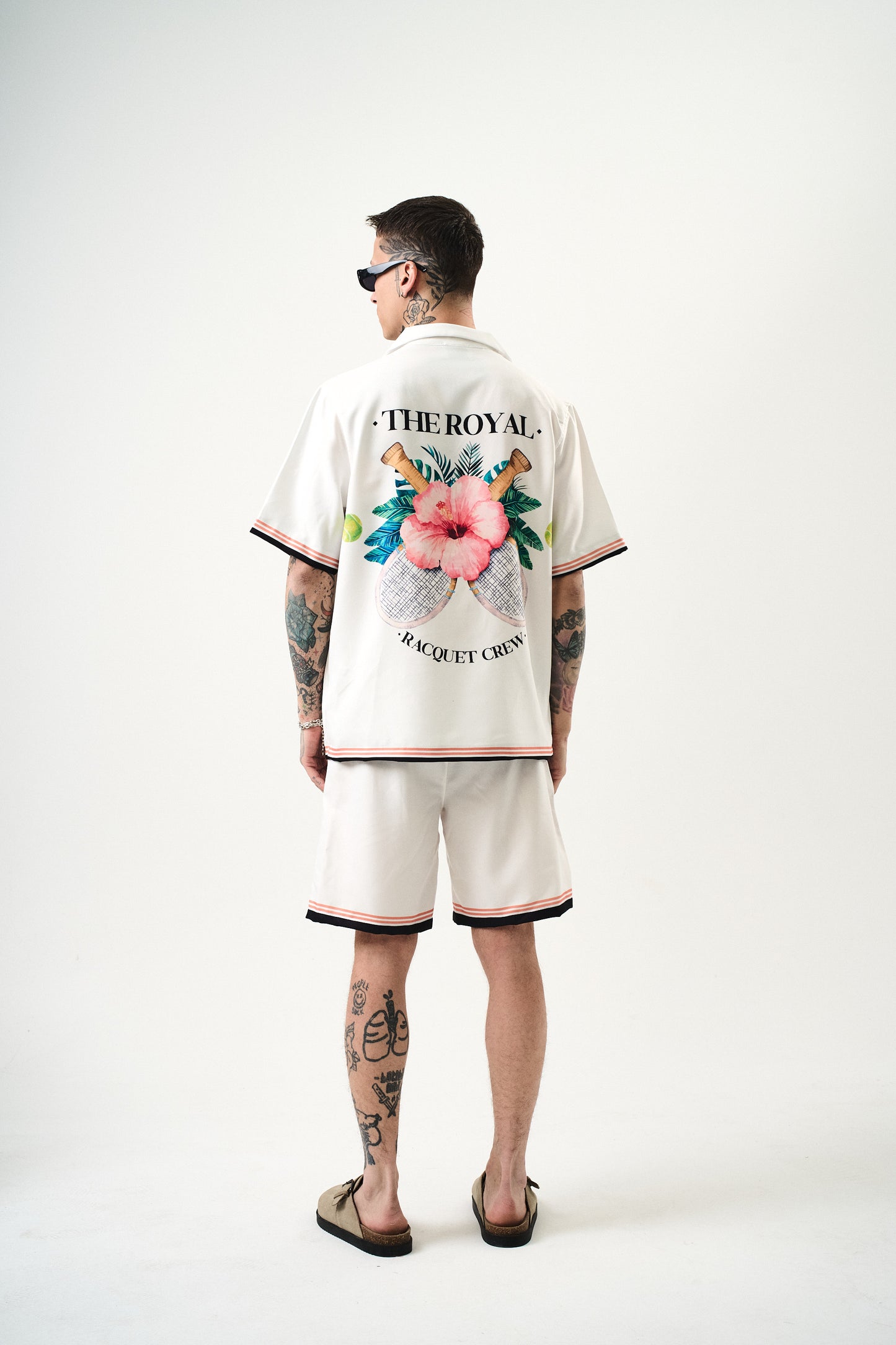 Ensemble Chemise et Short The Royal Blanc Noir