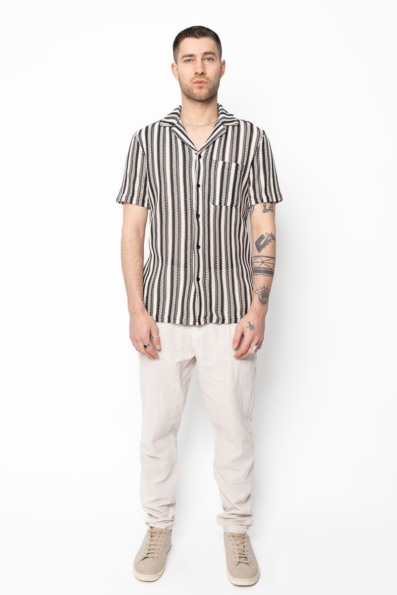 Chemise Crochet Beige