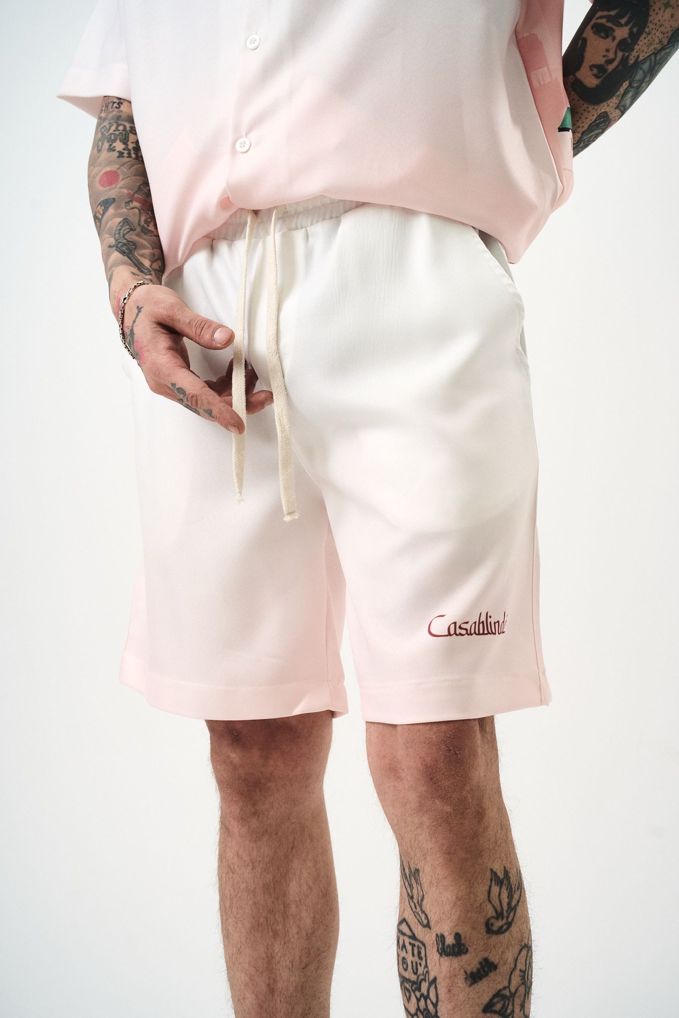 Ensemble Chemise et Short Casablindé Beige