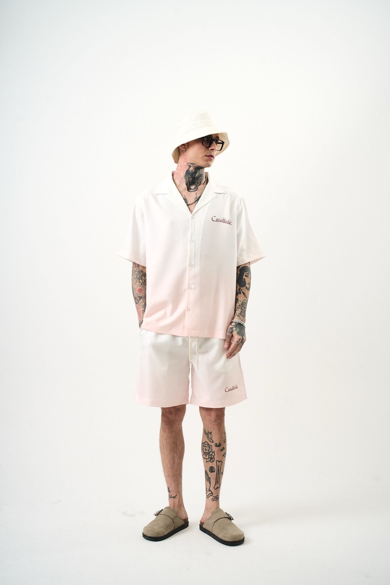 Ensemble Chemise et Short Casablindé Beige
