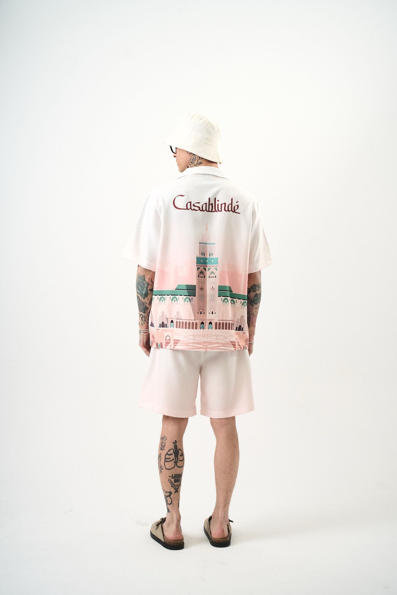 Ensemble Chemise et Short Casablindé Beige
