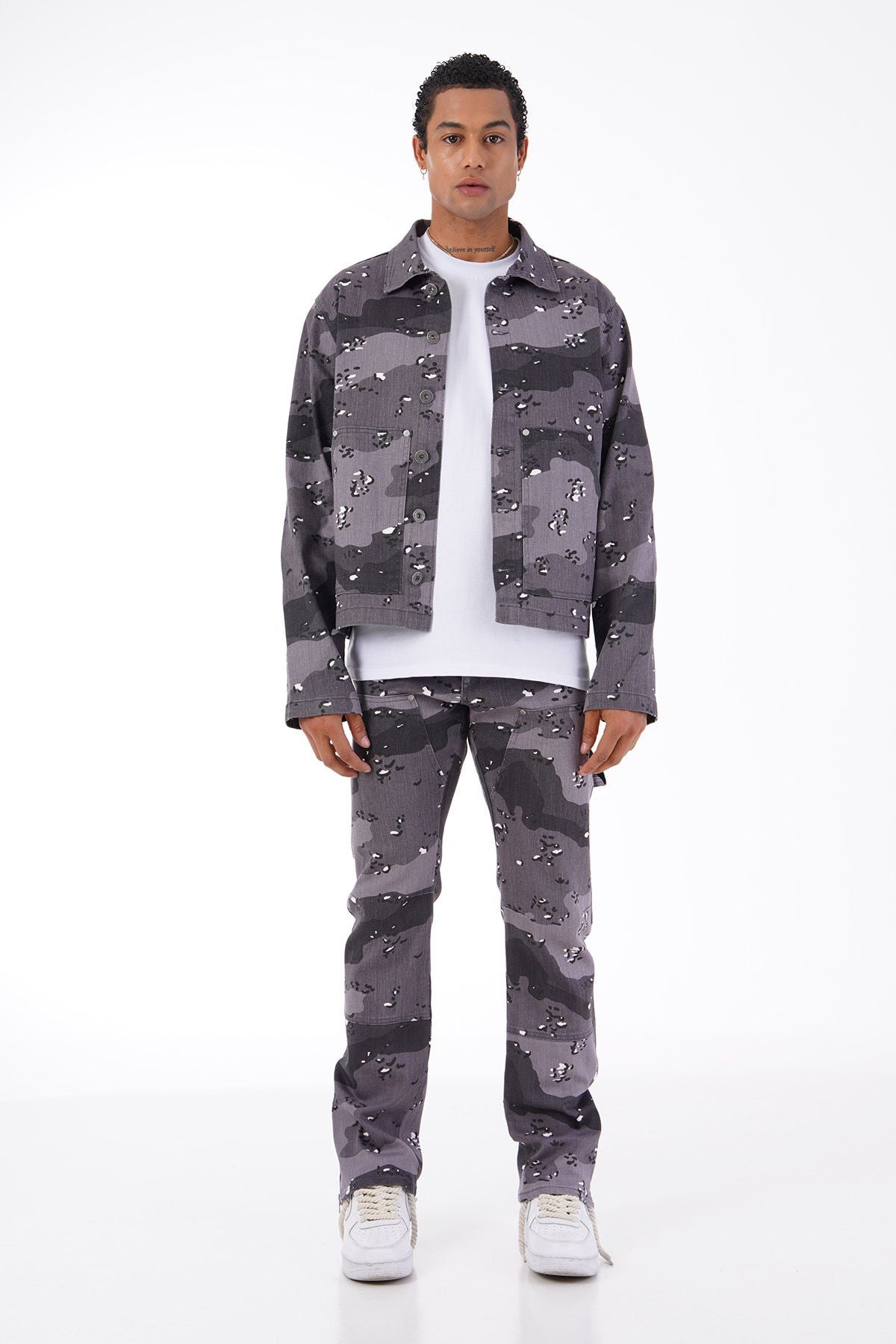 Veste en Jeans camouflage