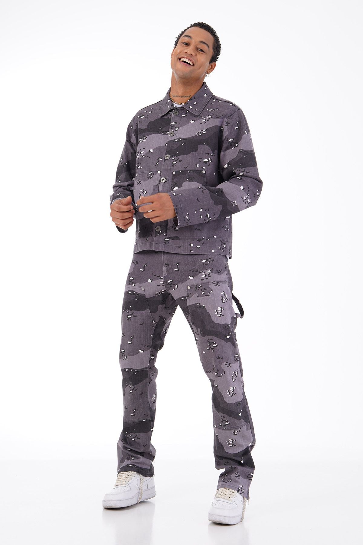 Veste en Jeans camouflage