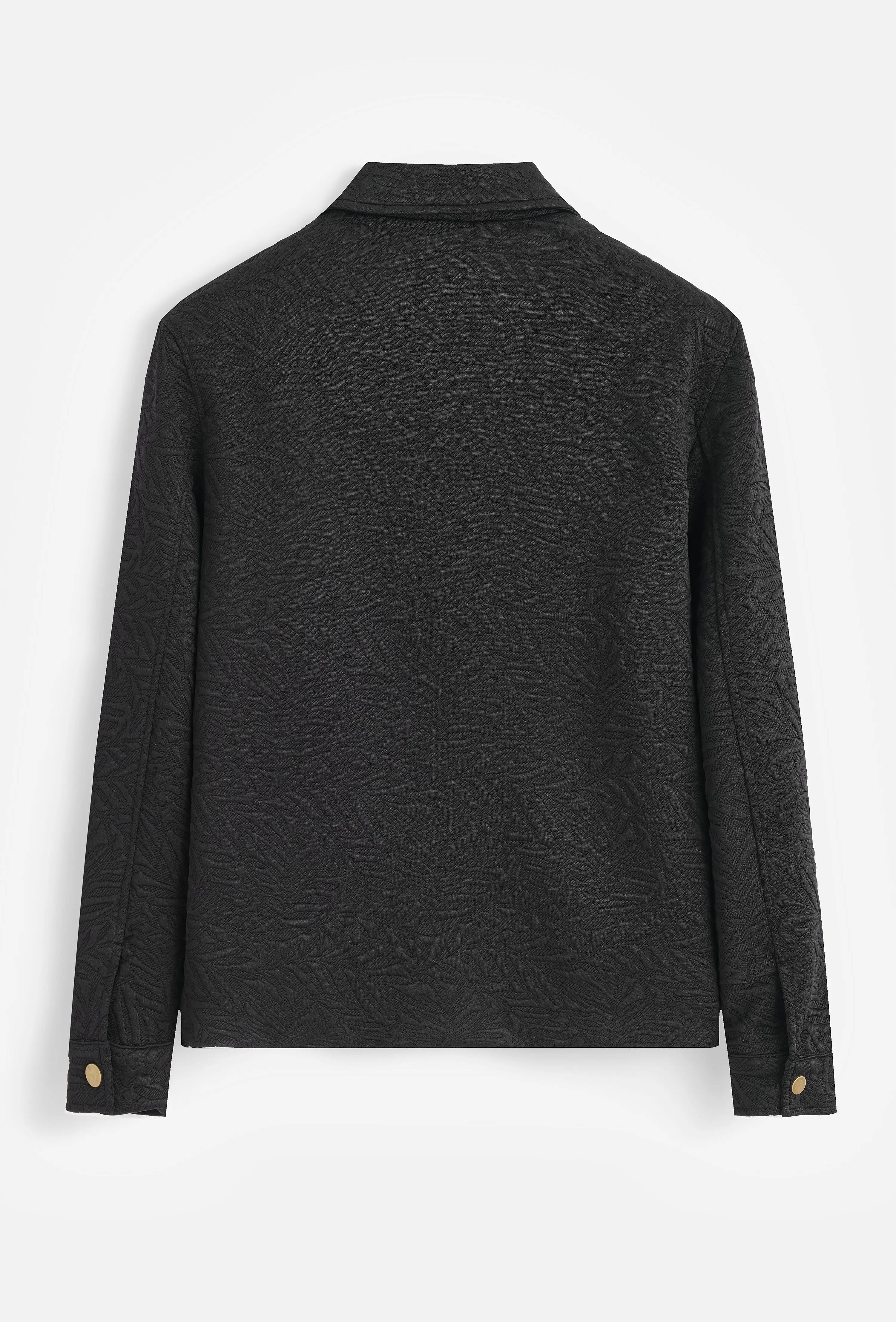 Veste à Motifs Homme à Zip col chemise bonhomme