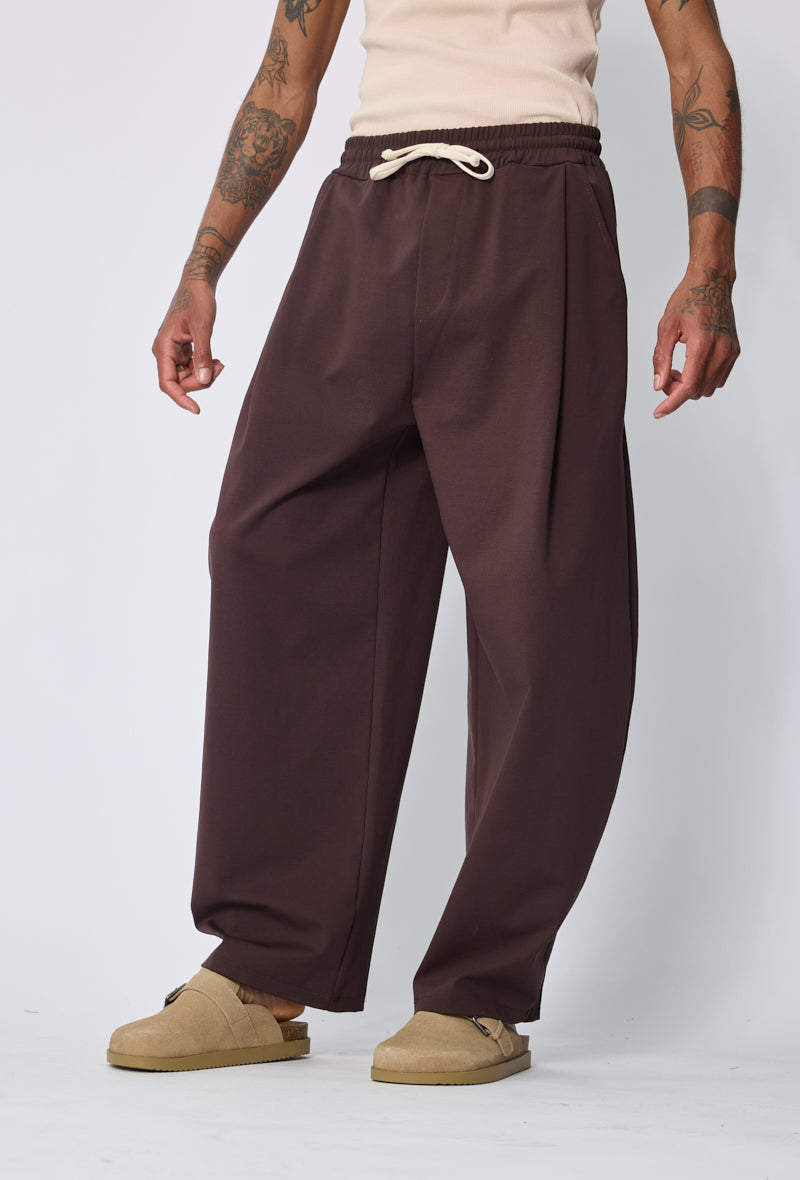 Pantalon Homme Coupe Ample à Taille Élastique