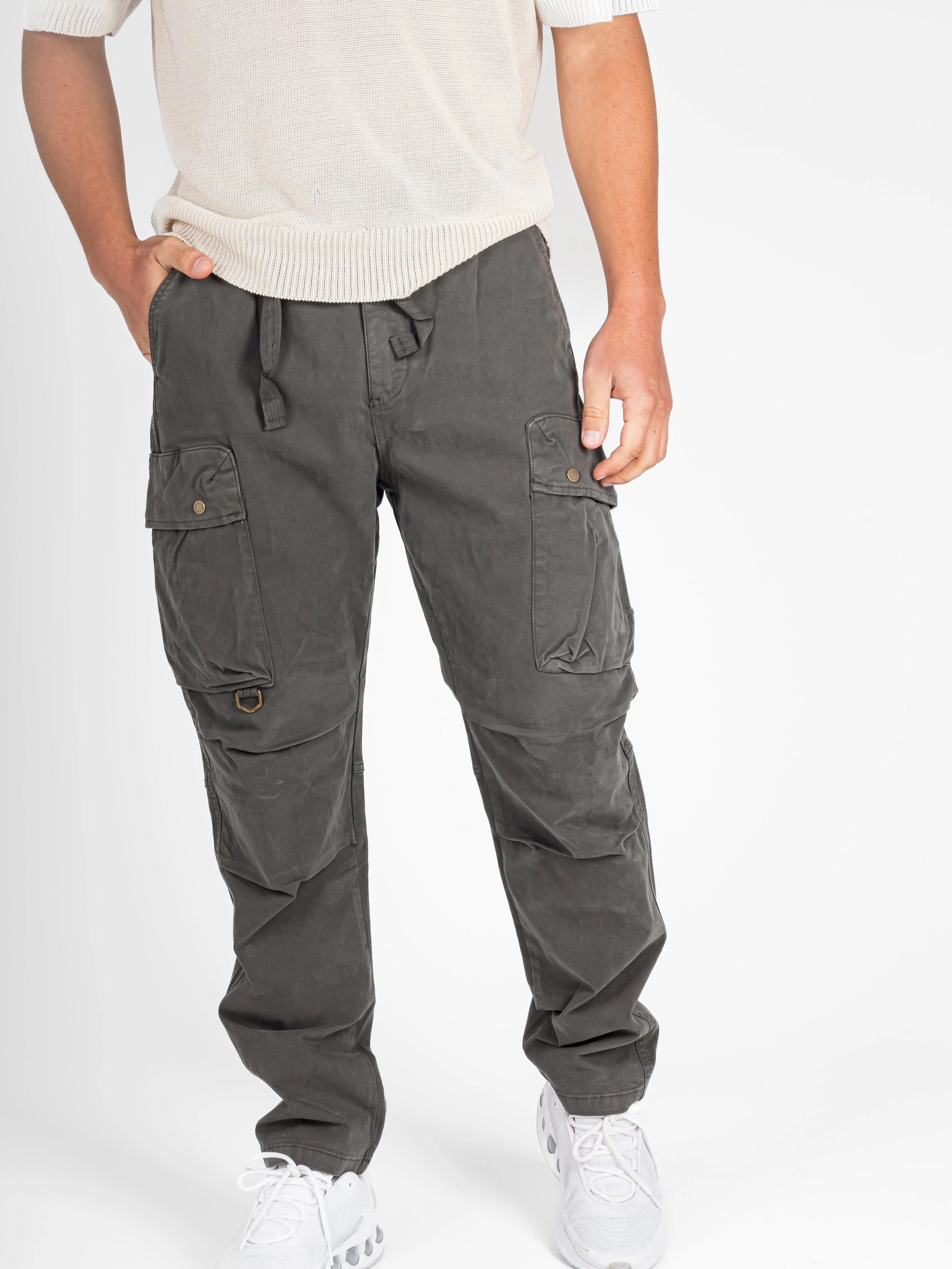 Pantalon Cargo Homme Multi-Poches – Coupe Street Ajustée bonhomme