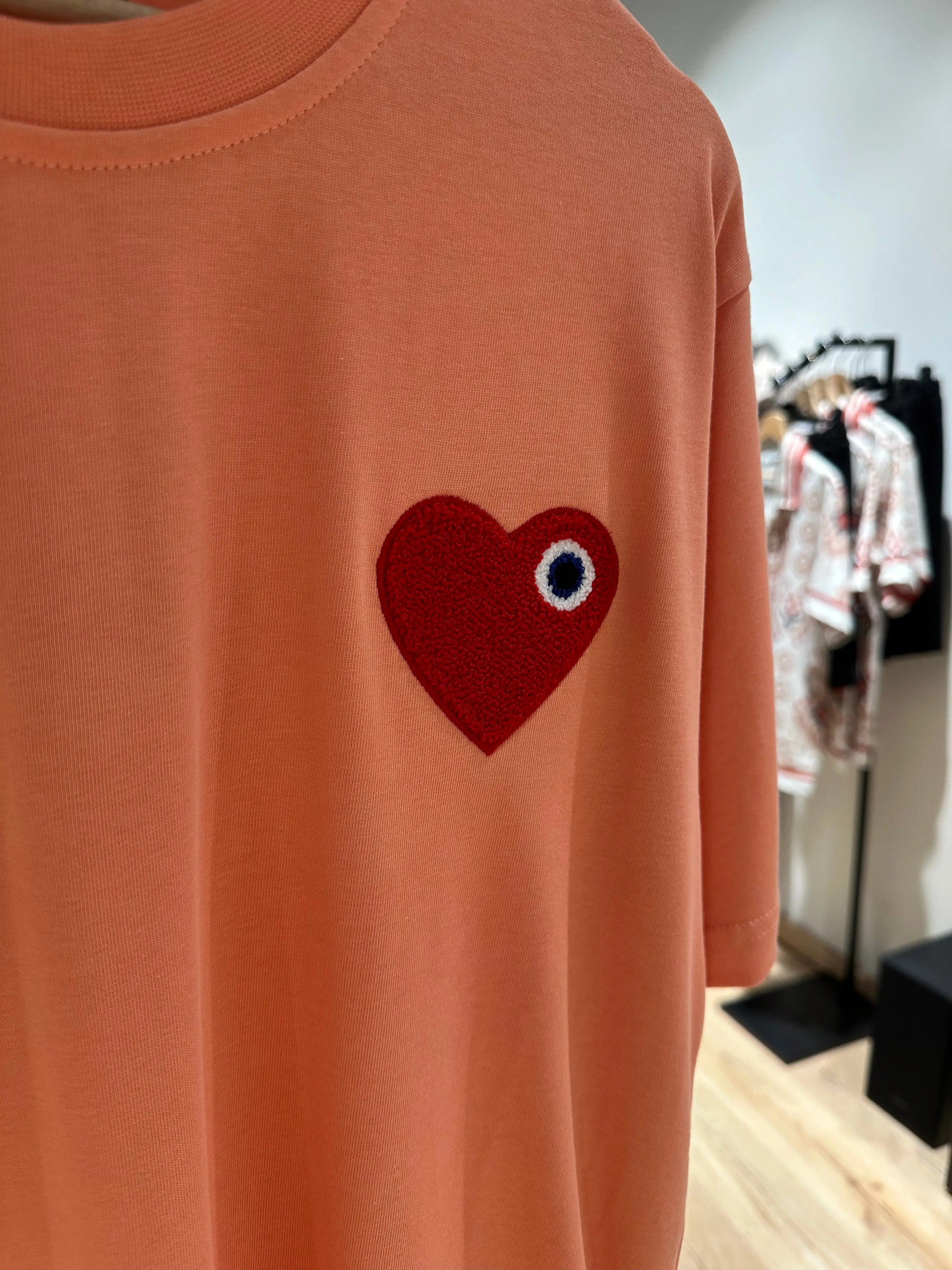 Tee Shirt Corail Coeur Rouge - bonhomme