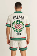 Ensemble Chemise et Short Palma Blanc Vert bonhomme