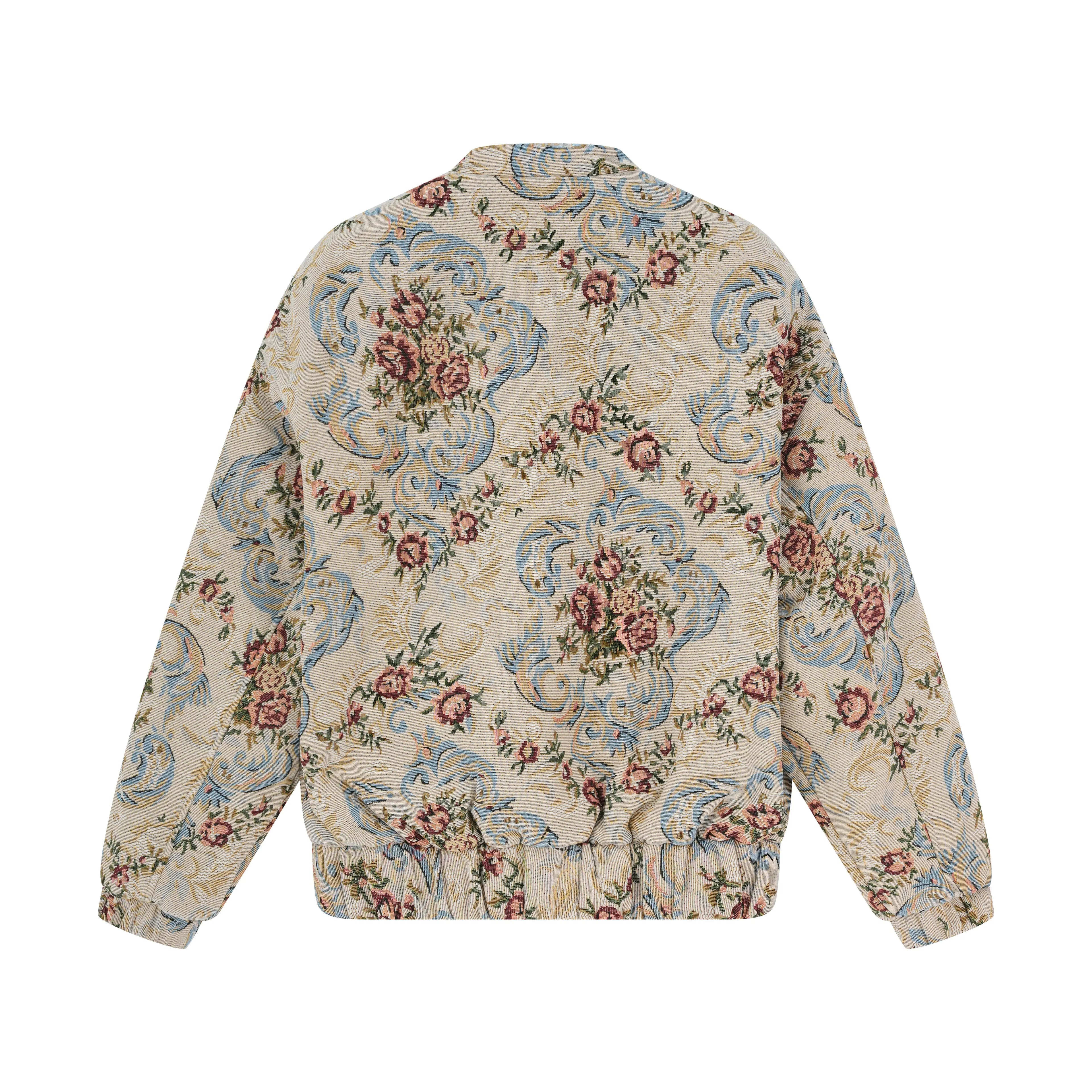 Bombers Floral Beige bonhomme