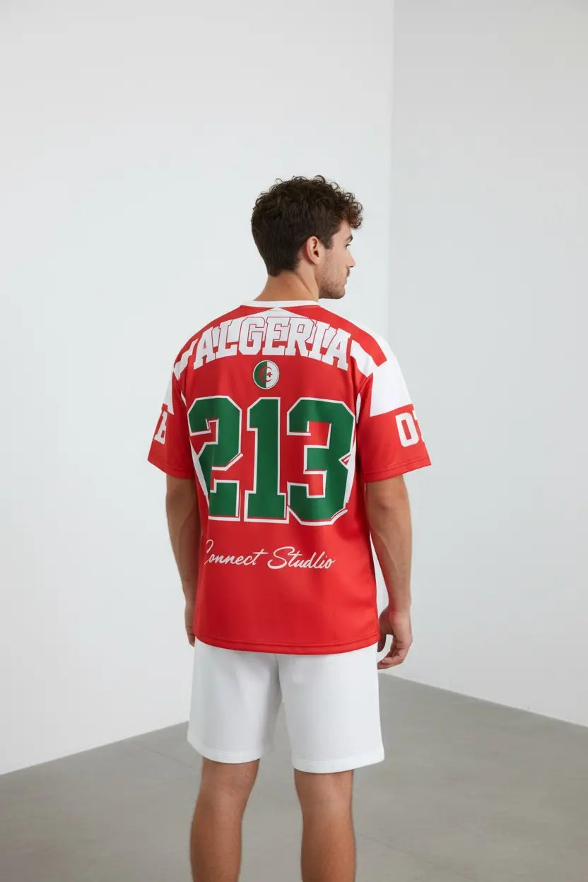 T-shirt Homme Néoprene Algeria Athletic 213 – édition sport street bonhomme