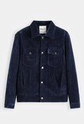 Veste Trucker Chenille Velour Homme