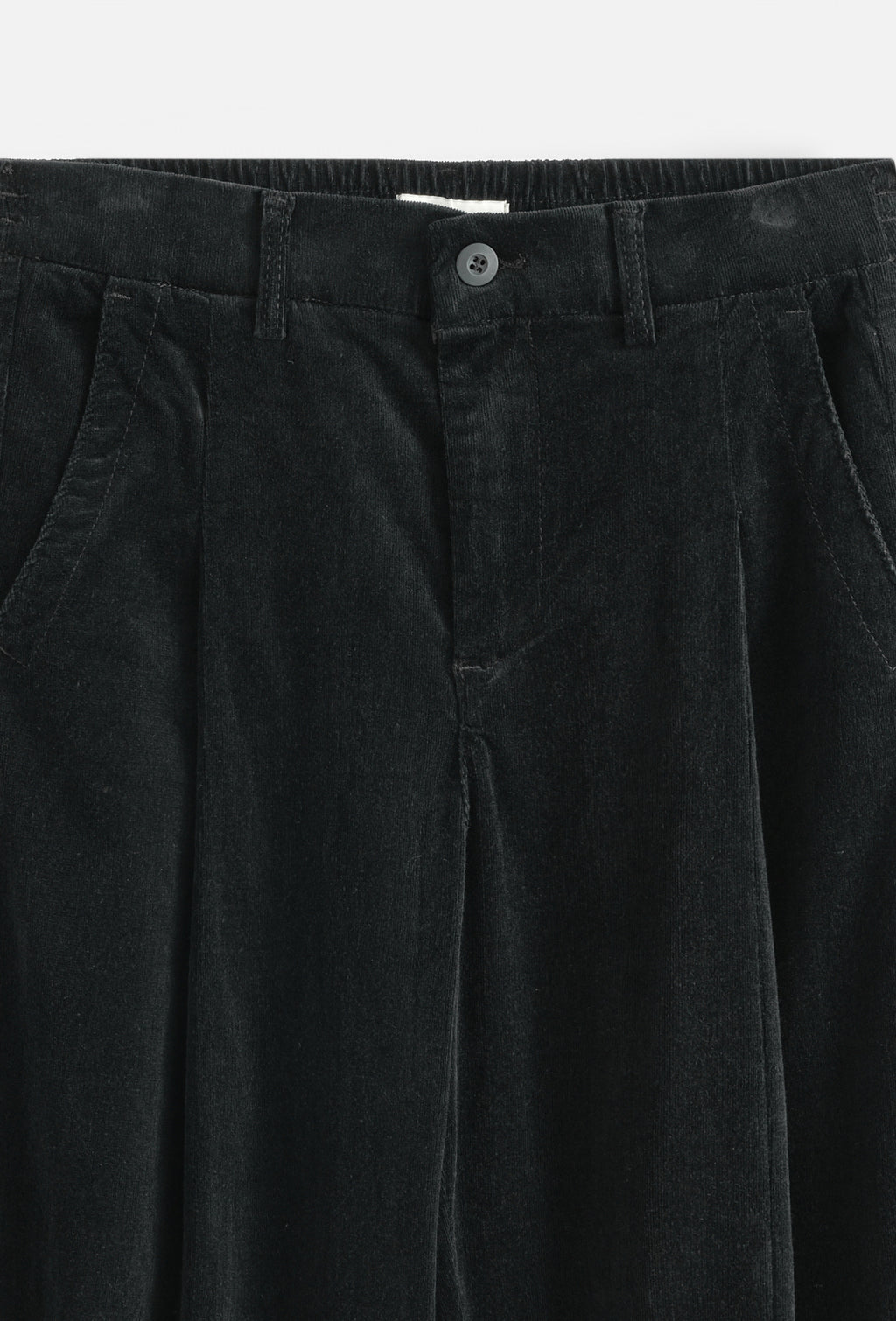 Pantalon baggy barrel en velours côtelé