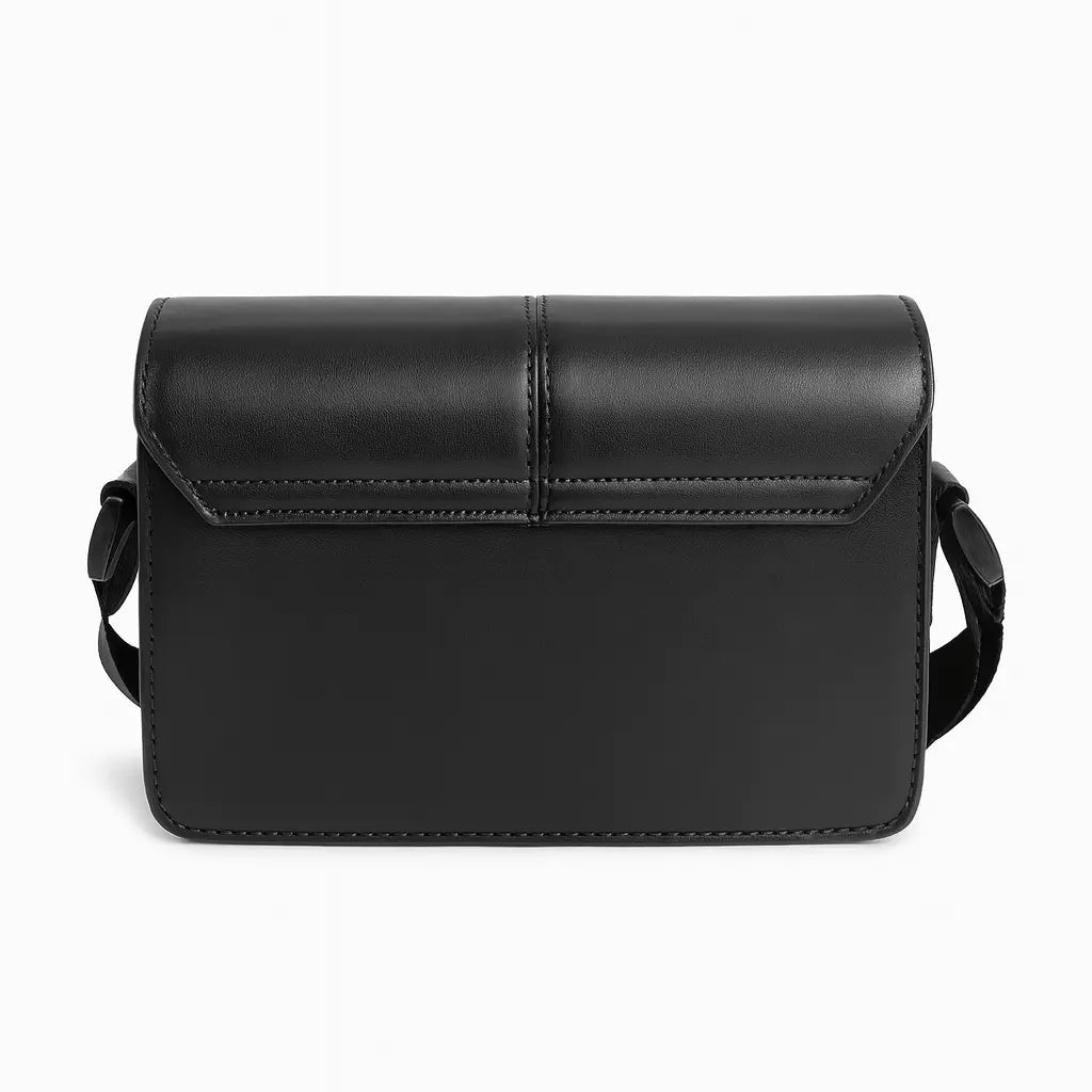 Sacoche Noir Homme en Simili Cuir bonhomme